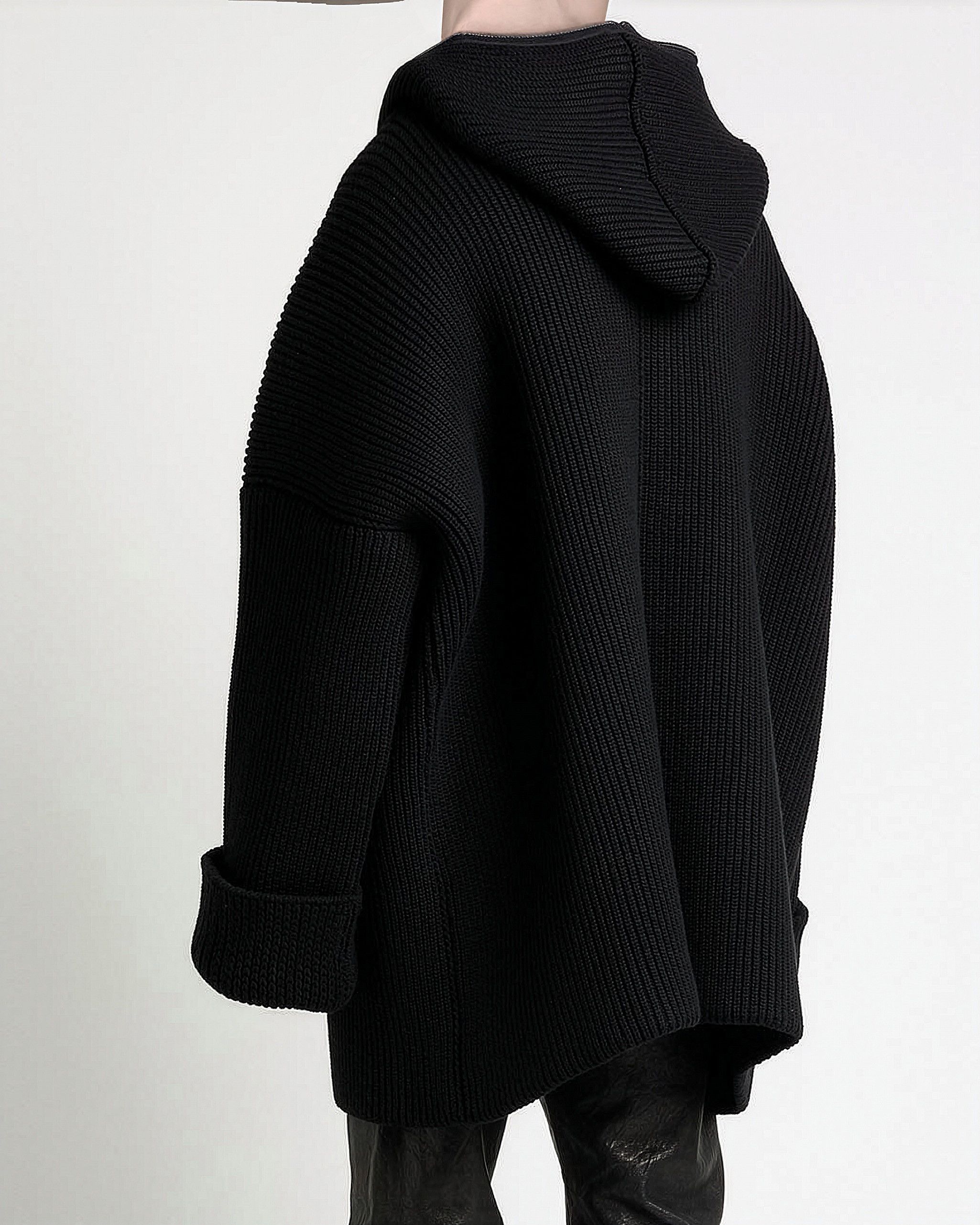 Rick Owens $ 4.5K FW24 Porterville Runway Gimp Hoodie Size US L / EU 52-54 / 3 - 7 Thumbnail