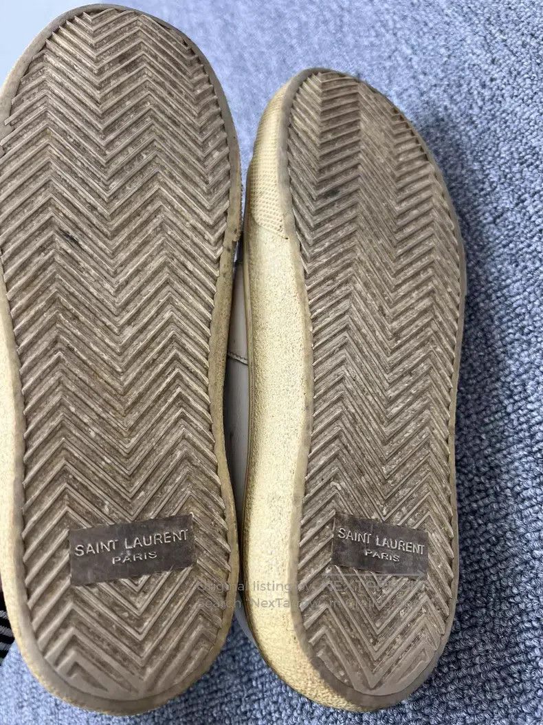 Saint Laurent Paris Saint Laurent Paris Rainbow Shoelaces Distressed Rivet Boa Size US 5.5 / IT 35.5 - 8 Thumbnail