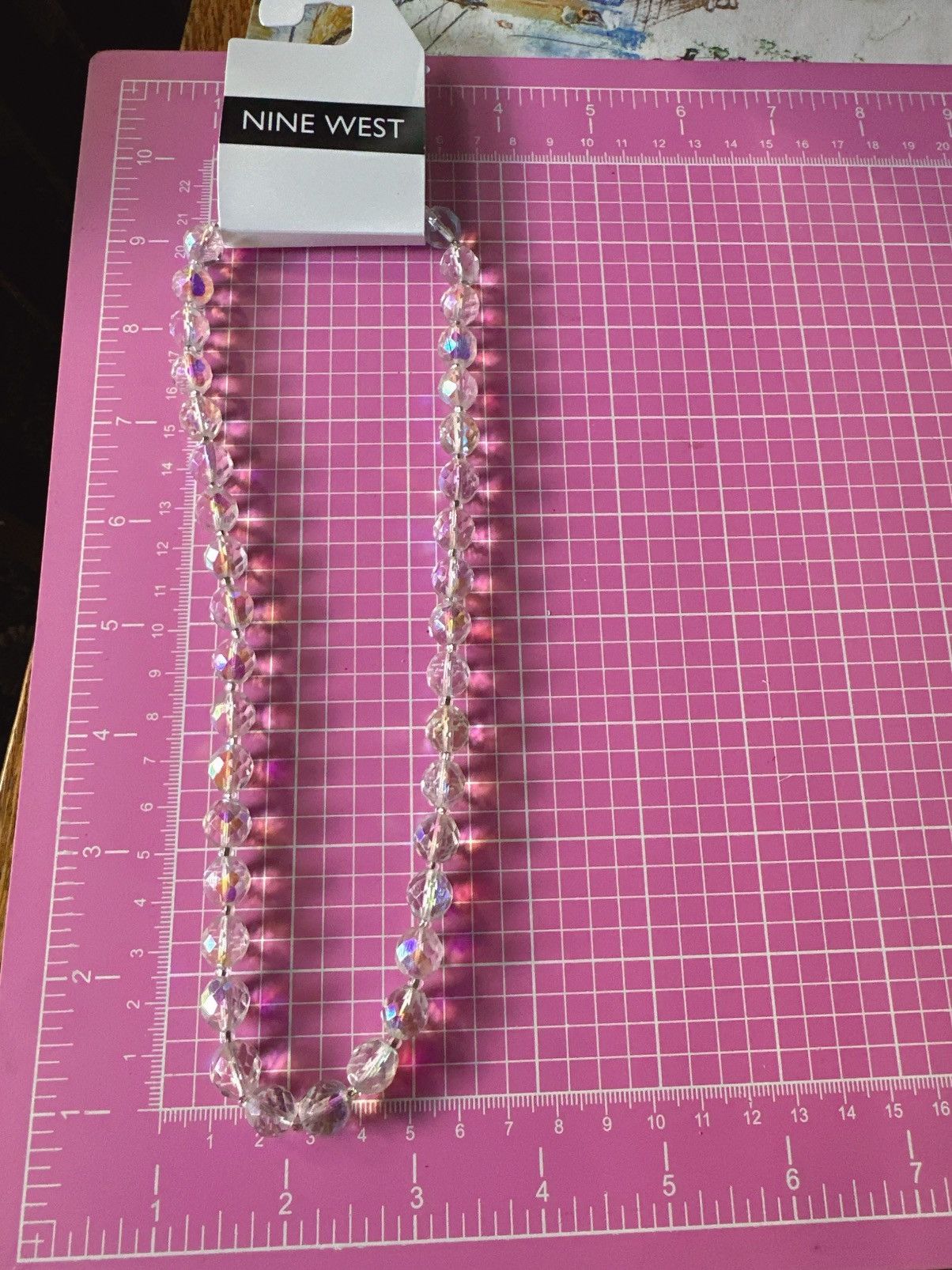 Nine West Nine West necklaces crystal clear transparent beads shiny Size ONE SIZE - 4 Thumbnail