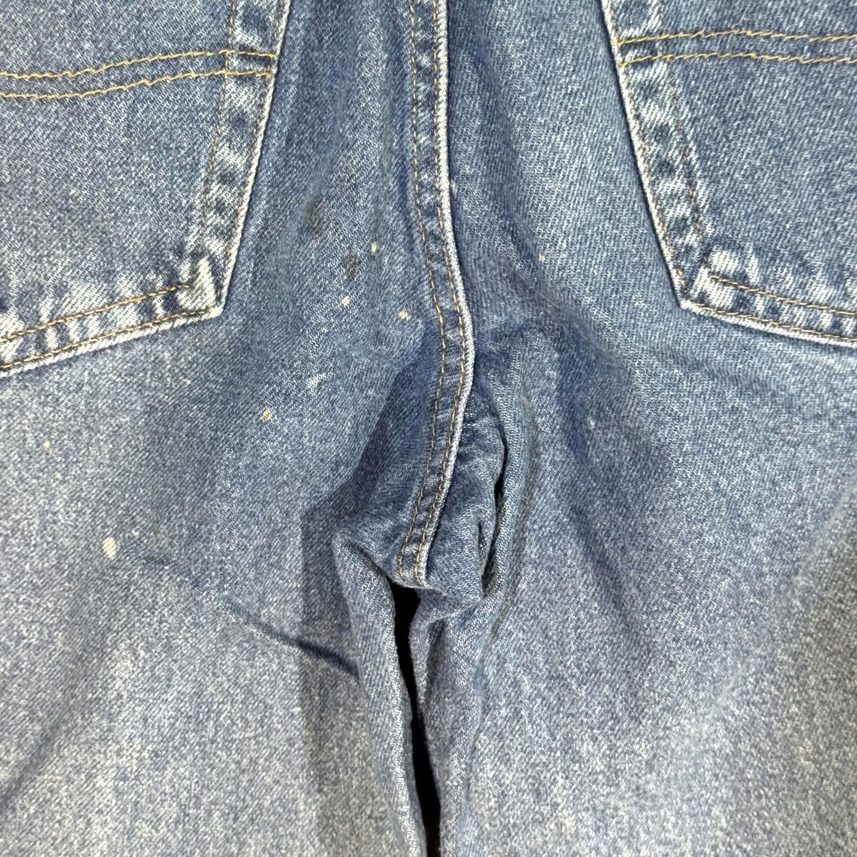 Carhartt VINTAGE Carhartt Jeans Mens 29x30 Blue Relaxed Fit Straight Leg Workwear Denim Zip Fly Size US 29 - 5 Thumbnail