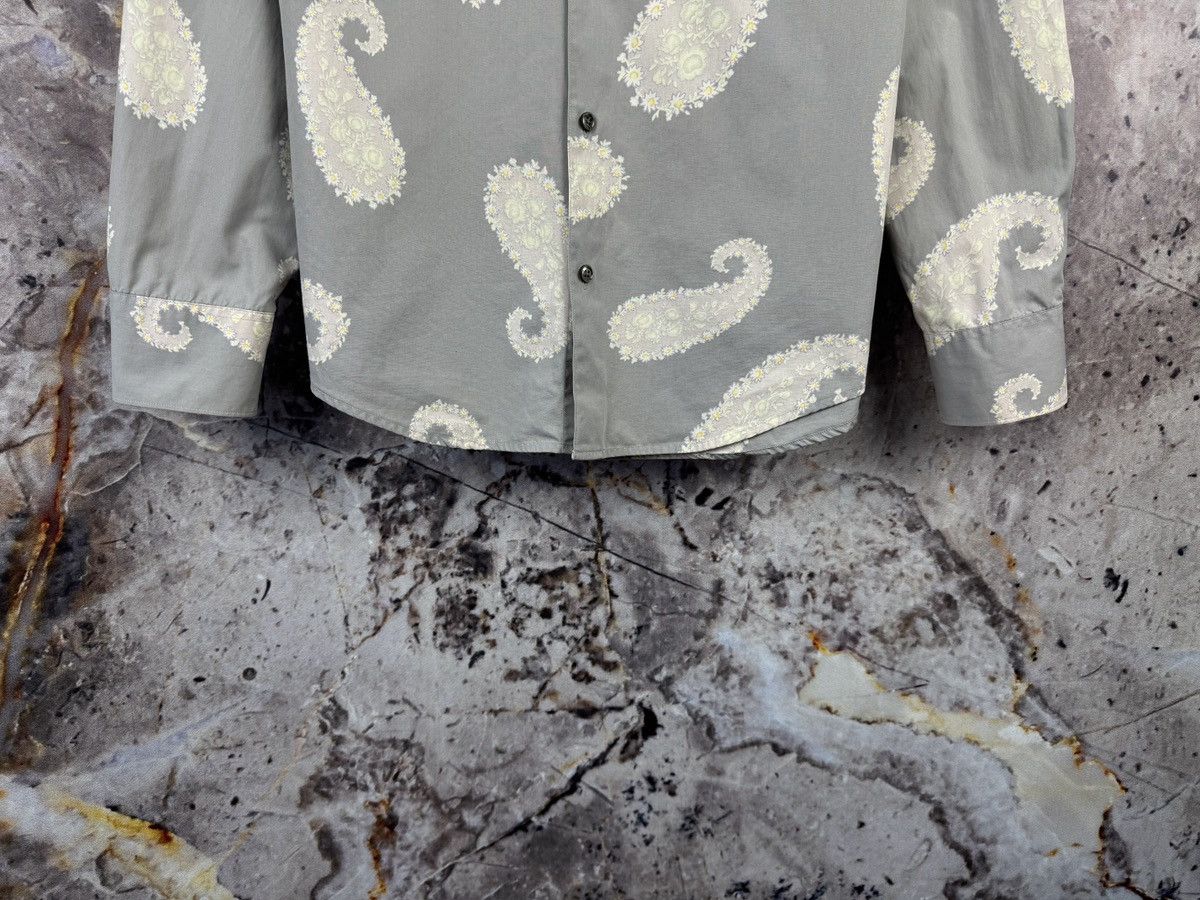 Club Monaco Club Monaco Paisley Button Up Shirt Gray Casual Men’s Size US M / EU 48-50 / 2 - 4 Thumbnail