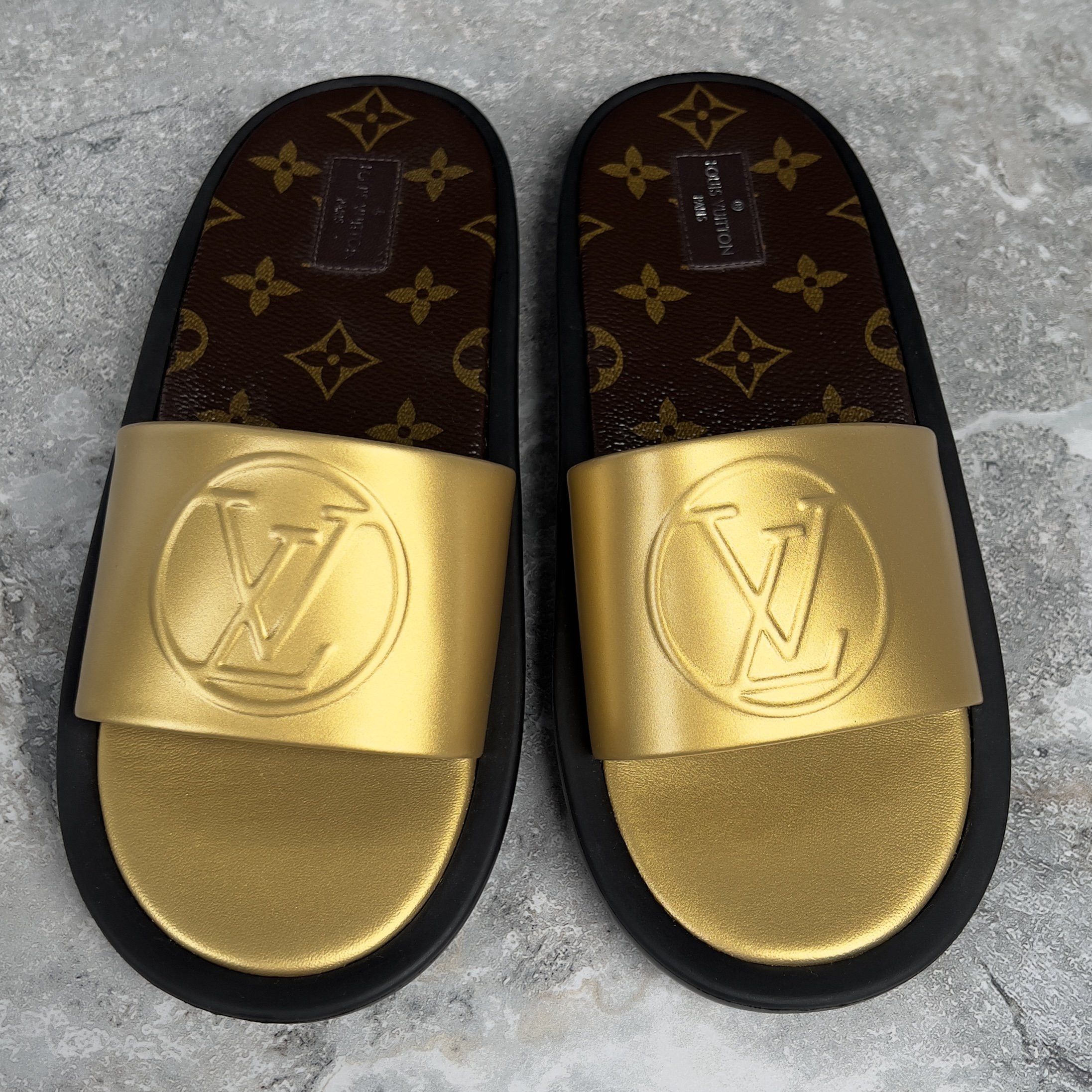 Louis Vuitton Sunbath Mules LV Monogram Size US 8 / IT 38 - 3 Thumbnail