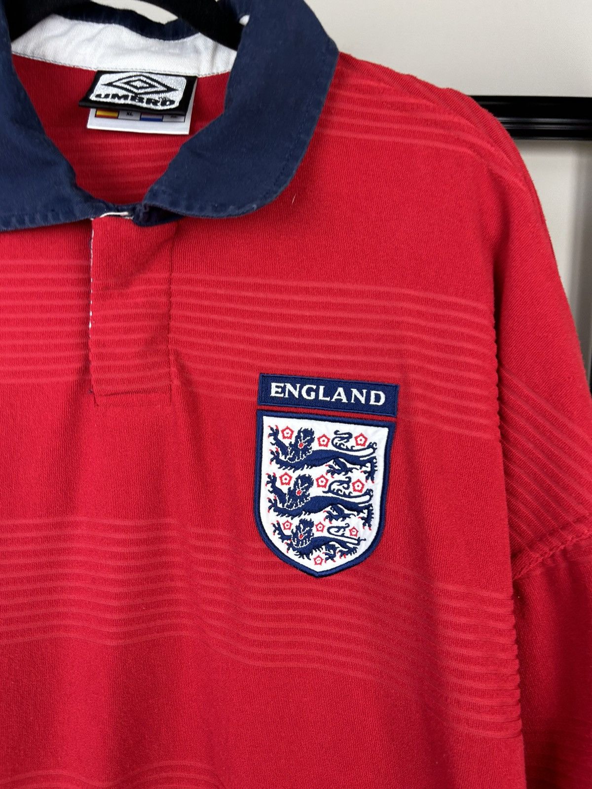 Umbro × Vintage England Soccer 1999/2000 Football Shirt Jersey Polo Umbro XL Size US XL / EU 56 / 4 - 3 Thumbnail