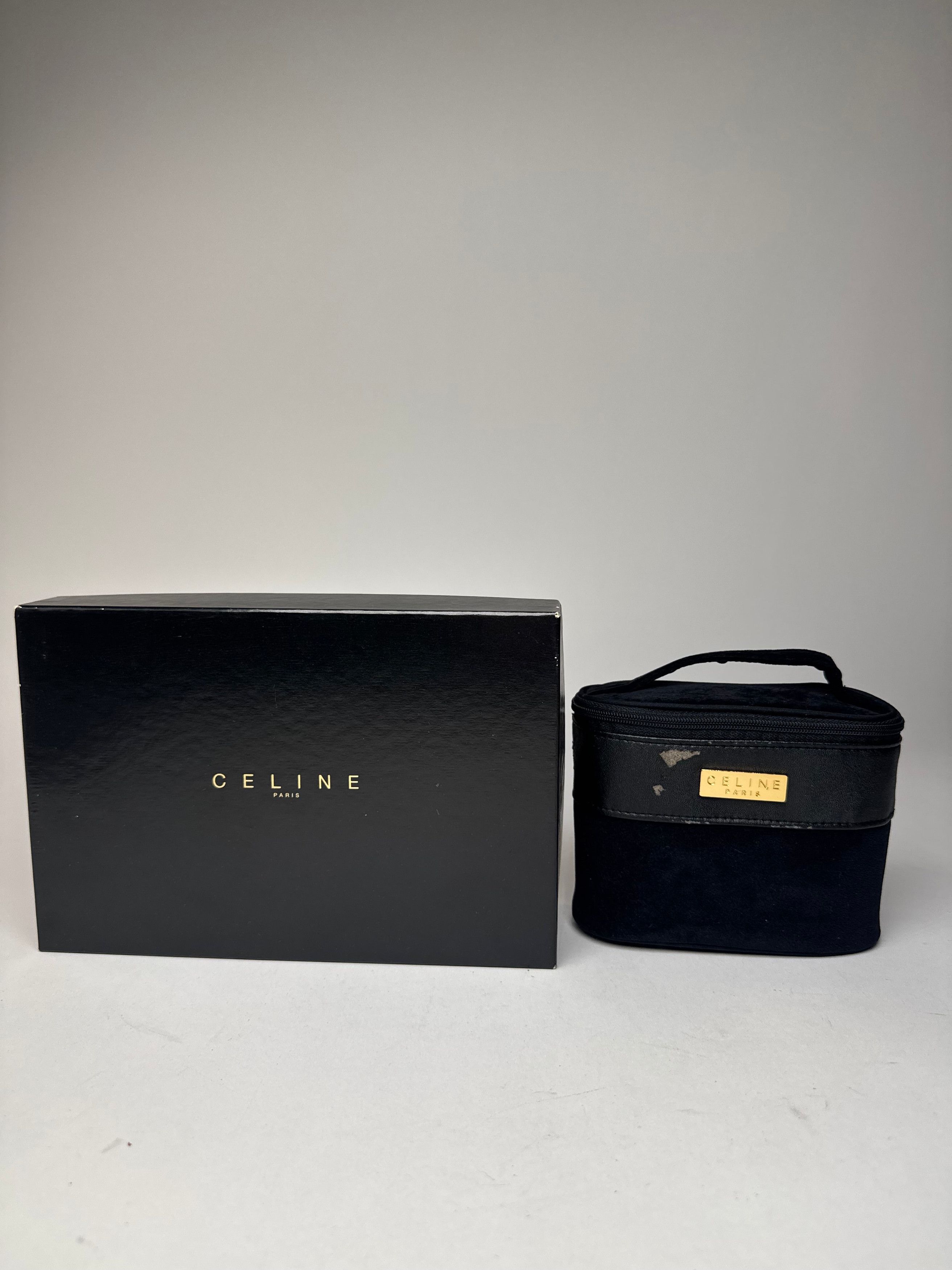 Celine Vintage Paris Mini Canvas Bag Black Size ONE SIZE - 1 Thumbnail