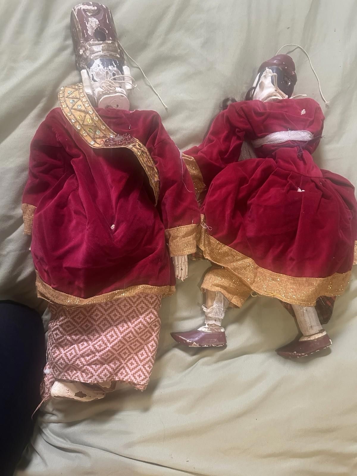 Designer Antique Chinese Peking Opera Puppet Marionette Dolls Size ONE SIZE - 10 Thumbnail