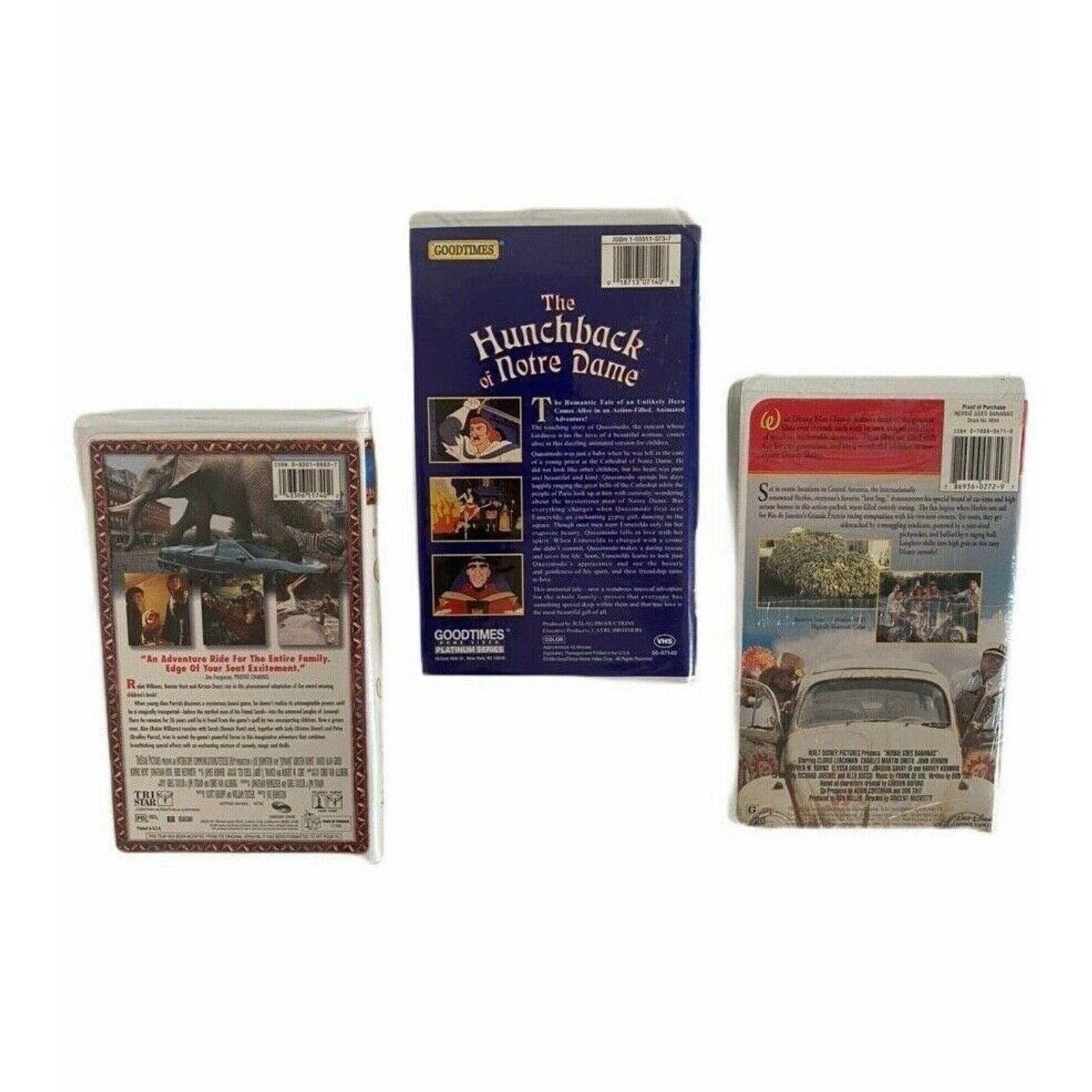 Disney VHS Walt Disney Movies Herbie Jumanji Hunchback Notre Dame Size ONE SIZE - 2 Thumbnail