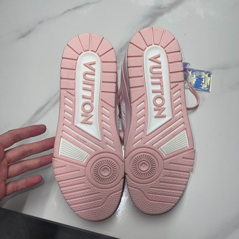 Louis Vuitton Louis Vuitton Leather Low Top Fashion Sneakers -2508 Size US 7.5 / EU 40-41 - 4 Thumbnail