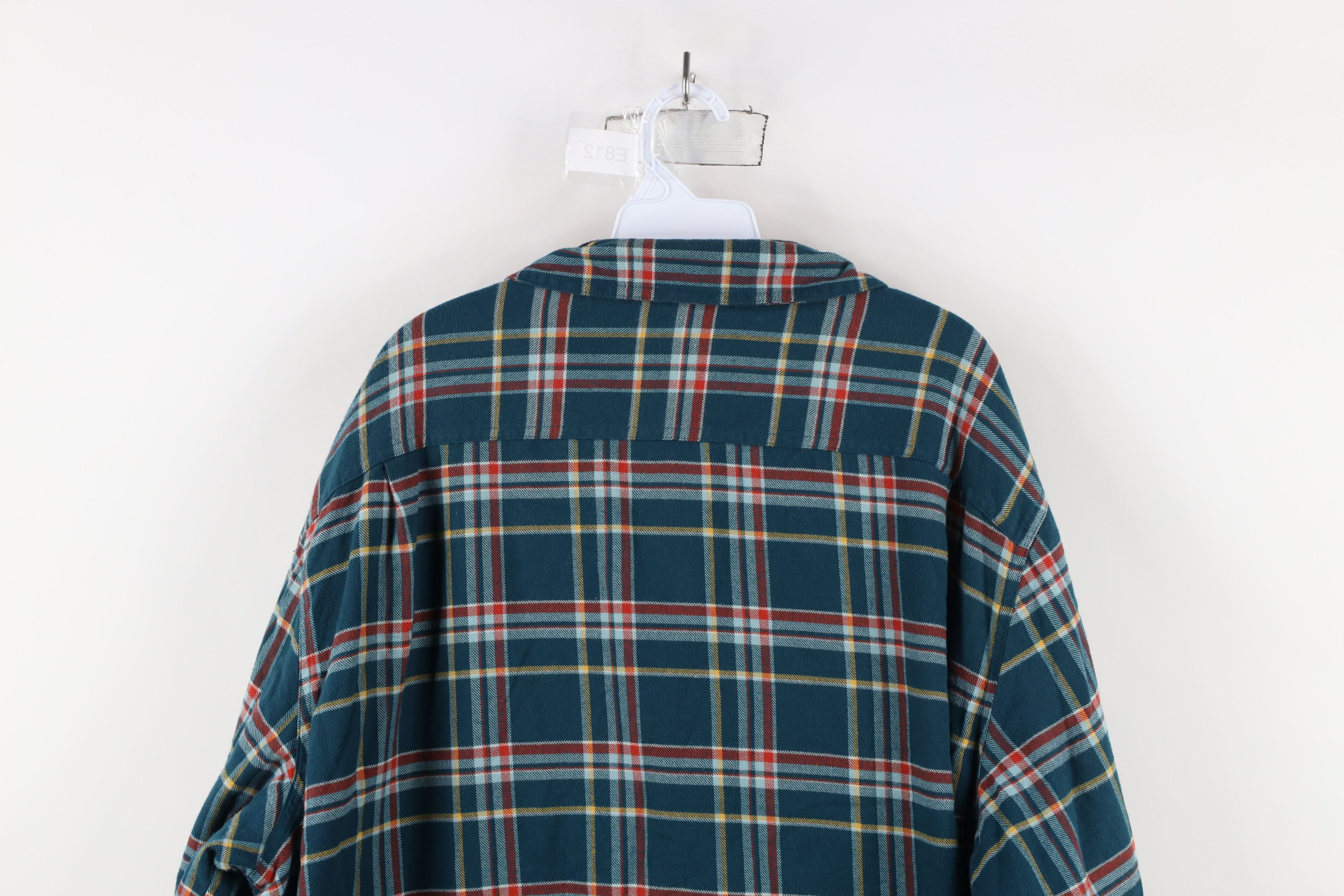 L.L. Bean × Vintage Vintage LL Bean Lined Flannel Button Shirt Jacket Shacket Size US XXL / EU 58 / 5 - 10 Thumbnail