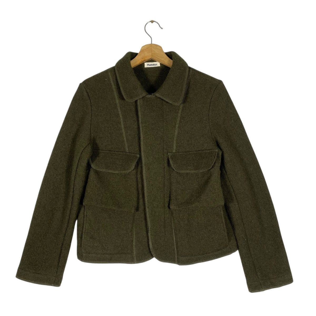 Issey Miyake Vintage Issey Miyake Plantation Wool Button Jacket Size US M / EU 48-50 / 2 - 1 Thumbnail