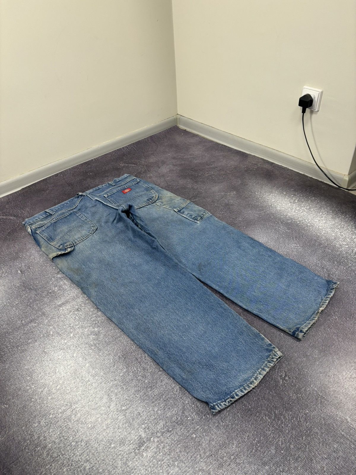 Dickies Vintage Dickies Distressed Denim Blue Hype Baggy Jeans Size US 40 / EU 56 - 4 Thumbnail