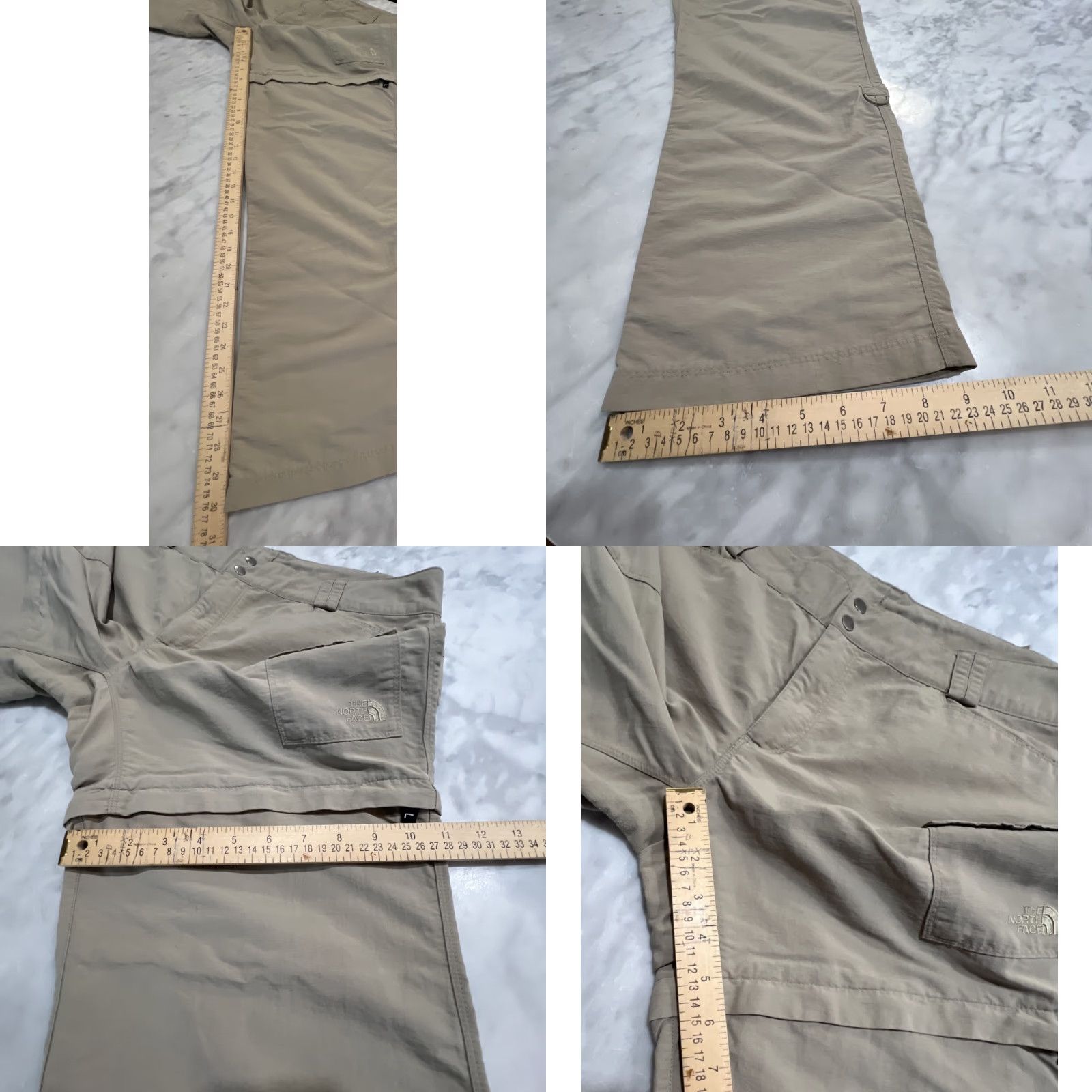 The North Face THE NORTH FACE Lightweight Convertible Pants Women's Size 14 Beige Cargo Zip Off Outdoor Size 36" / US 14 / IT 50 - 8 Thumbnail