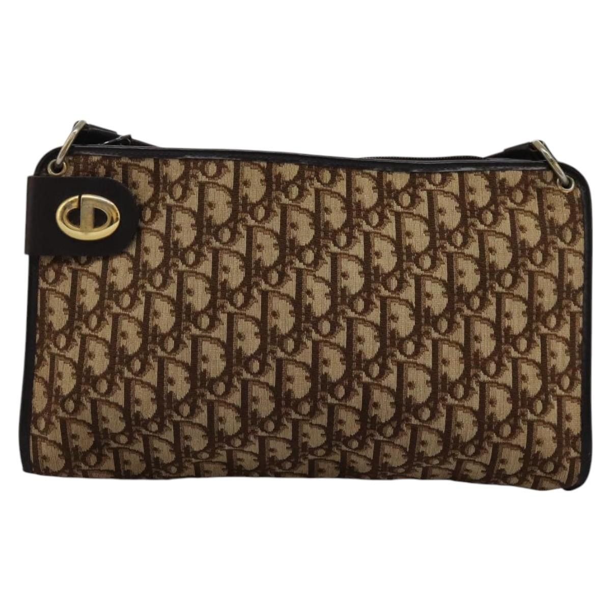 Dior DIOR Trotter Canvas Shoulder Bag Brown Size ONE SIZE - 13 Thumbnail