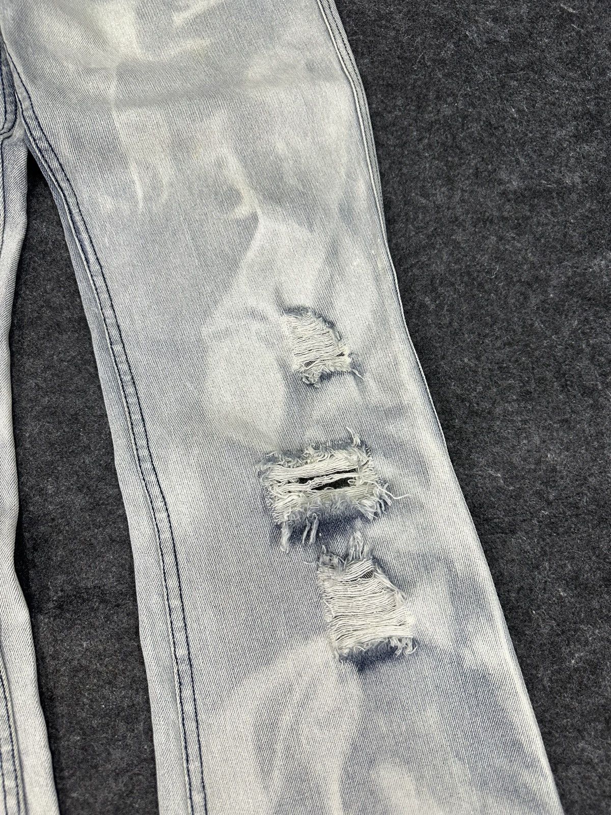 If Six Was Nine Vintage Zerosail Rock Punk Flare Denim D716 Size US 32 / EU 48 - 10 Thumbnail