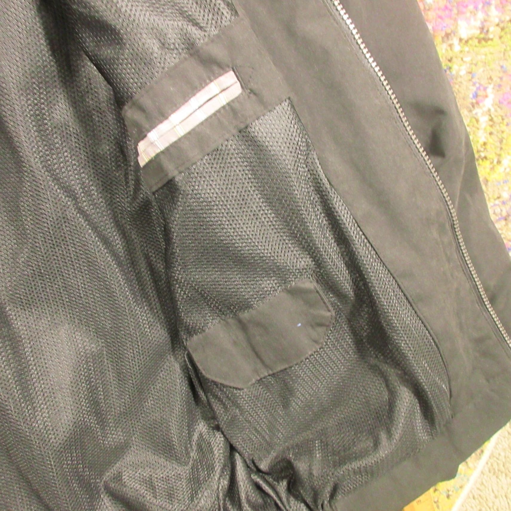 London Fog London Fog Lightweight Golf Jacket Bomber Men's Large Black Lined EUC Size US L / EU 52-54 / 3 - 6 Thumbnail