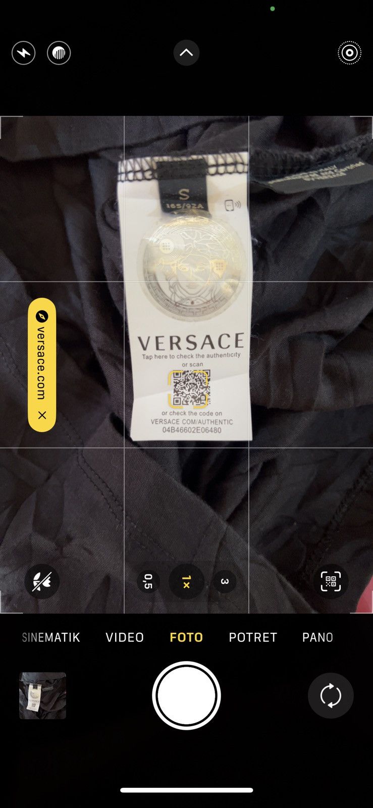 Versace Long sleve Versace Medusa Logo T Size US M / EU 48-50 / 2 - 4 Thumbnail