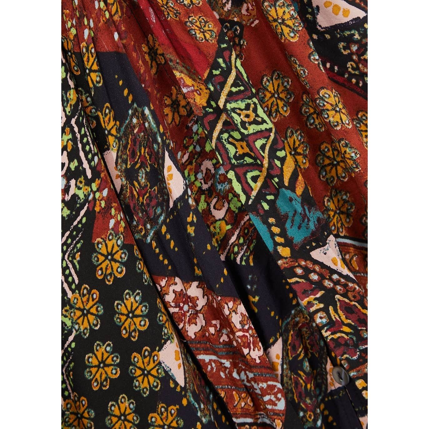 Free People New Free People Lennon Maxi Dress $168 X-SMALL Black Combo Size XS / US 0-2 / IT 36-38 - 8 Thumbnail