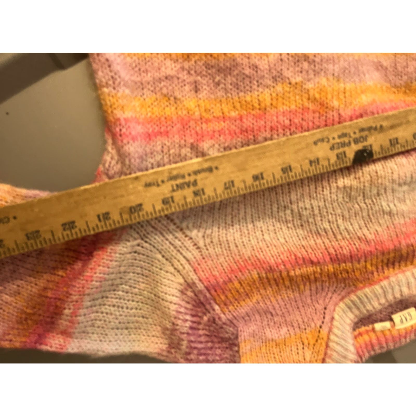 Gap GAP Sweater M Rainbow Striped Pink 90s Preppy Forever Pink Pastel Academia Womens Size M / US 6-8 / IT 42-44 - 5 Thumbnail