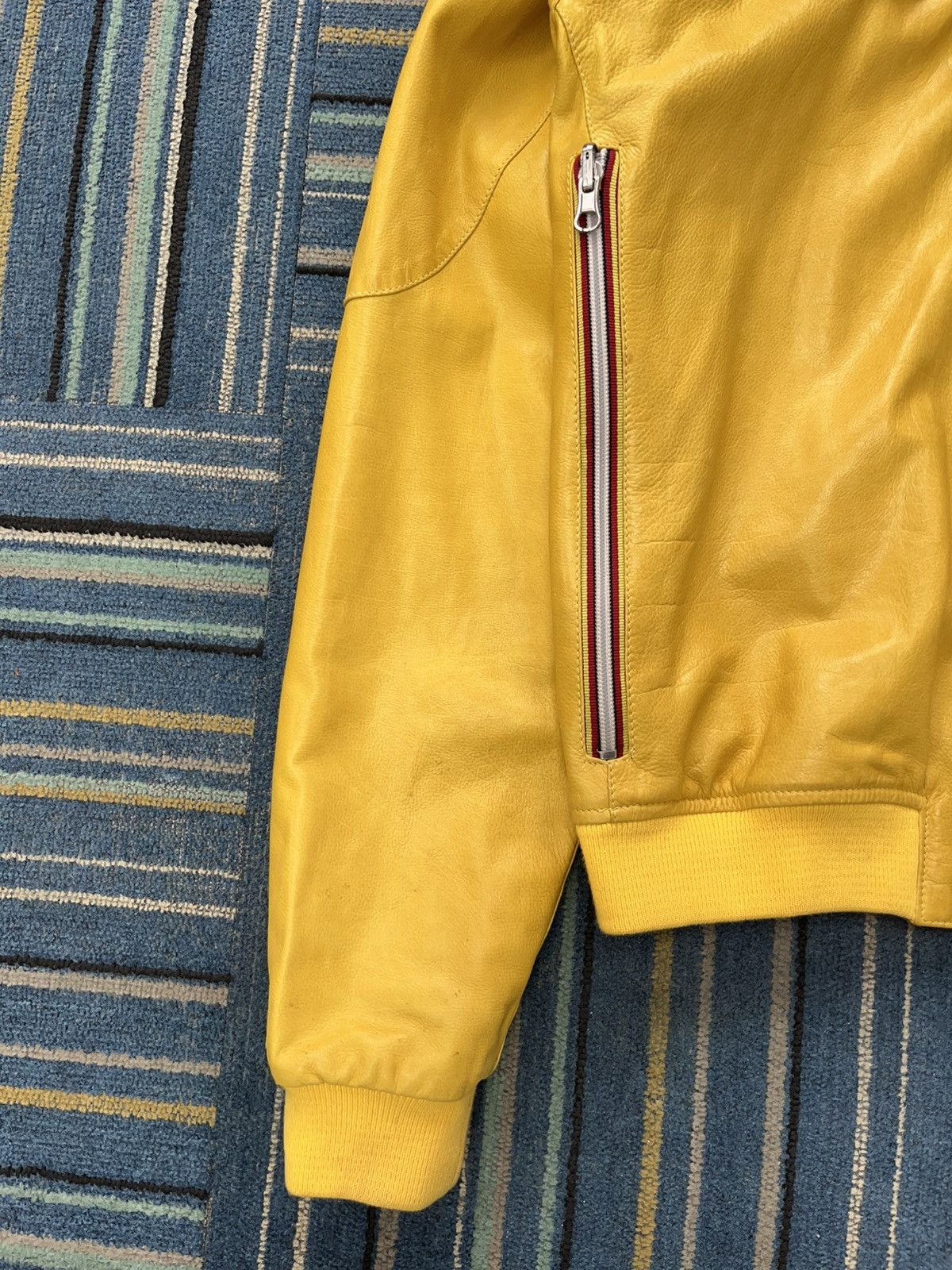 Other Gold Bunny Calf Leather Jacket Size US M / EU 48-50 / 2 - 2 Thumbnail