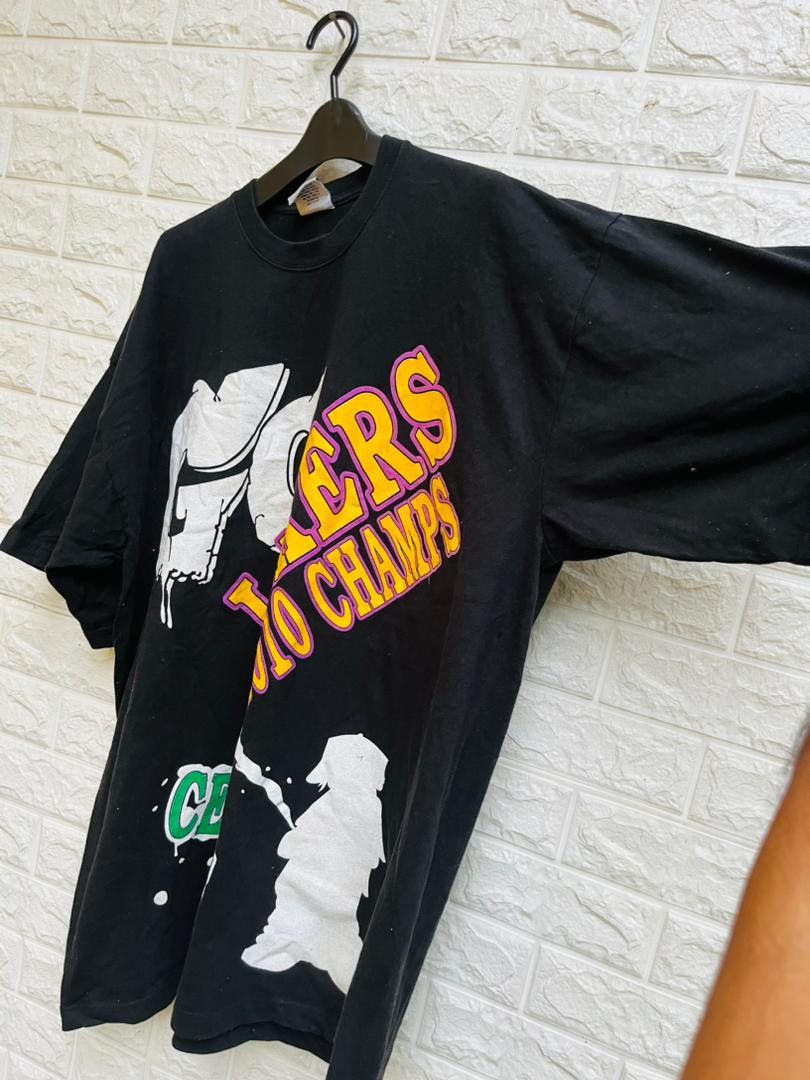 Japanese Brand × Vintage Vintage Lakers Celtics Hip Hop Designer Fashion Style Size US XXL / EU 58 / 5 - 6 Thumbnail