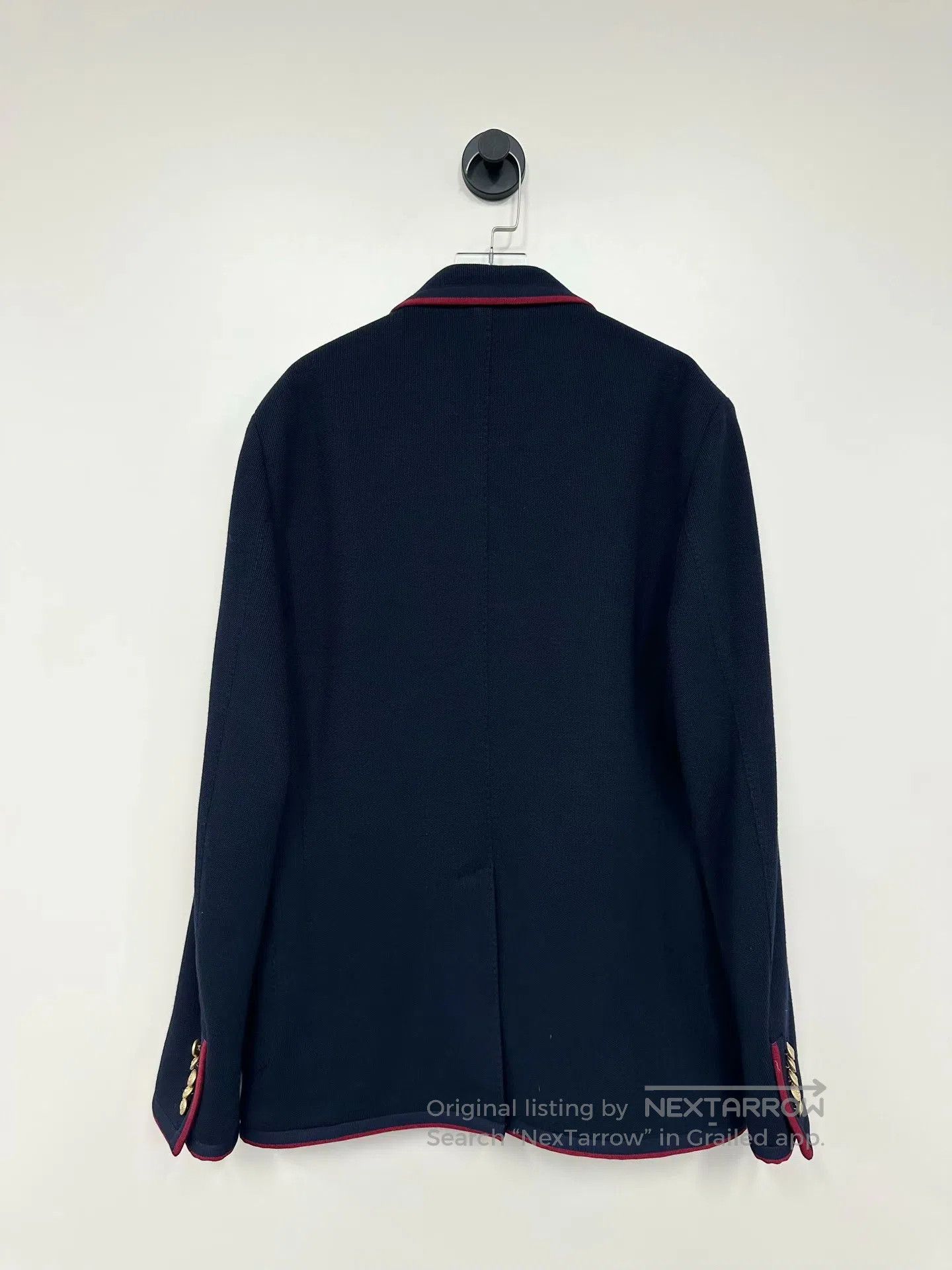 Gucci Guicci Navy Blue Double G Interlocking Logo Suit Jacket| Size US M / EU 48-50 / 2 - 2 Thumbnail