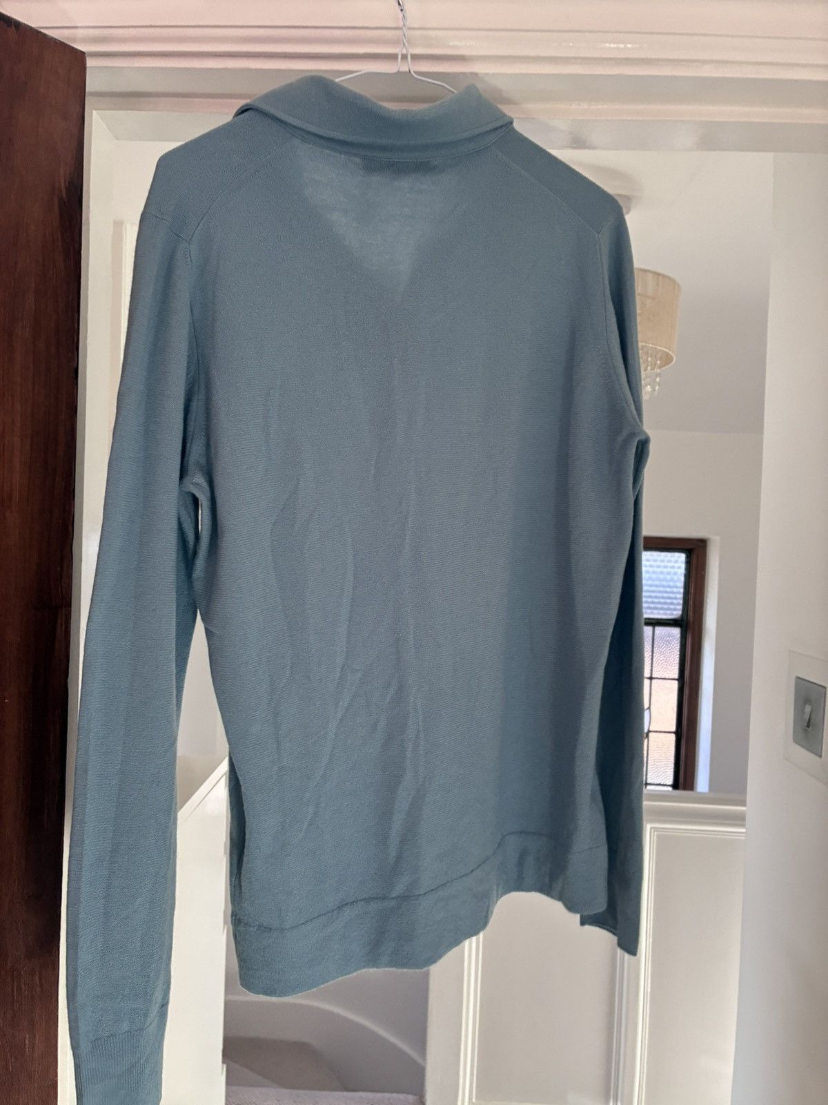 Loro Piana Loro piana light blue baby cashmere polo knit size 48 Size US M / EU 48-50 / 2 - 6 Thumbnail