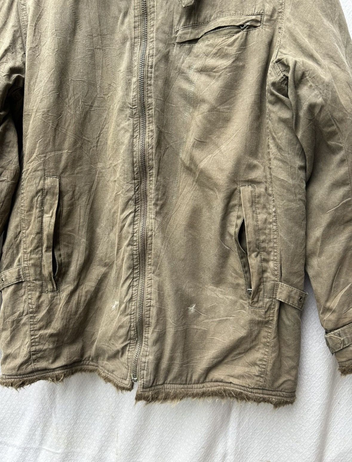 Japanese Brand Faux fur zip jacket parka japanese style ifsixwasnine LGB Size US L / EU 52-54 / 3 - 3 Thumbnail