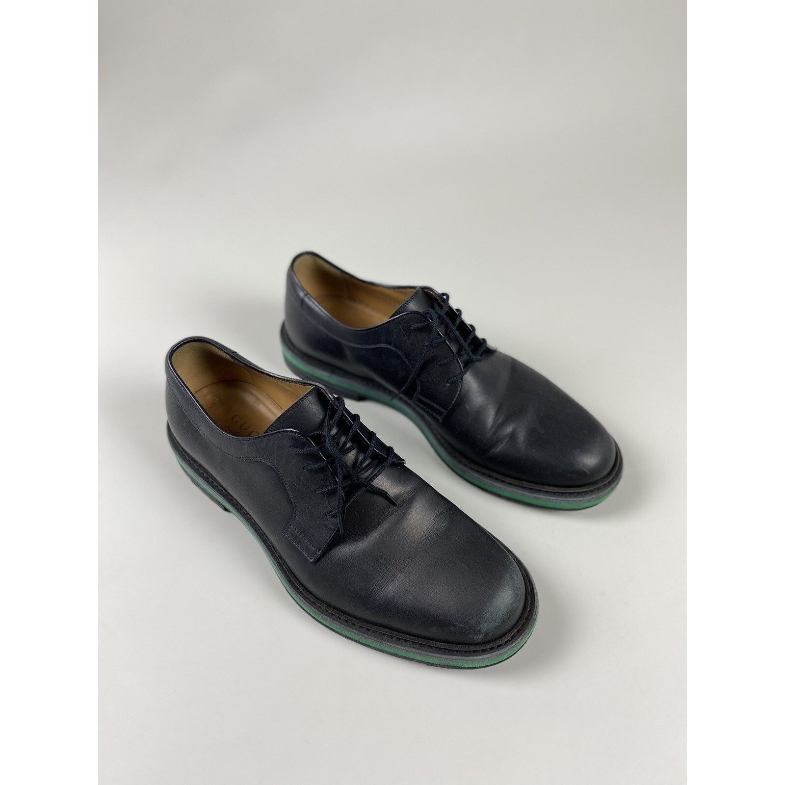 Gucci Gucci Lace Up formal leather shoes size 7 black Size US 7.5 / EU 40-41 - 2 Thumbnail
