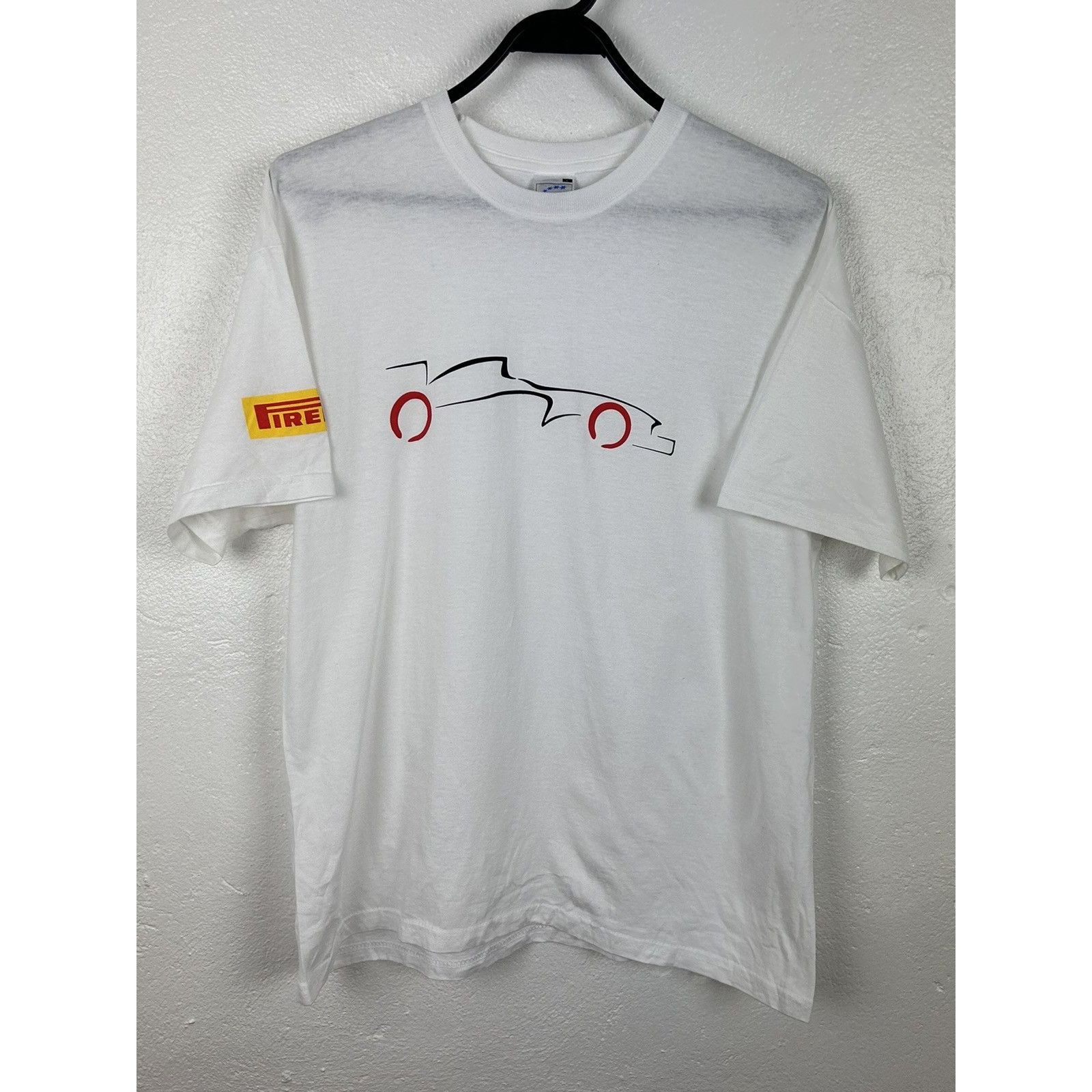 Pirelli 90s Vintage Formula Uno F1 Pirelli Screen Stars T-Shirt Size US M / EU 48-50 / 2 - 1 Thumbnail