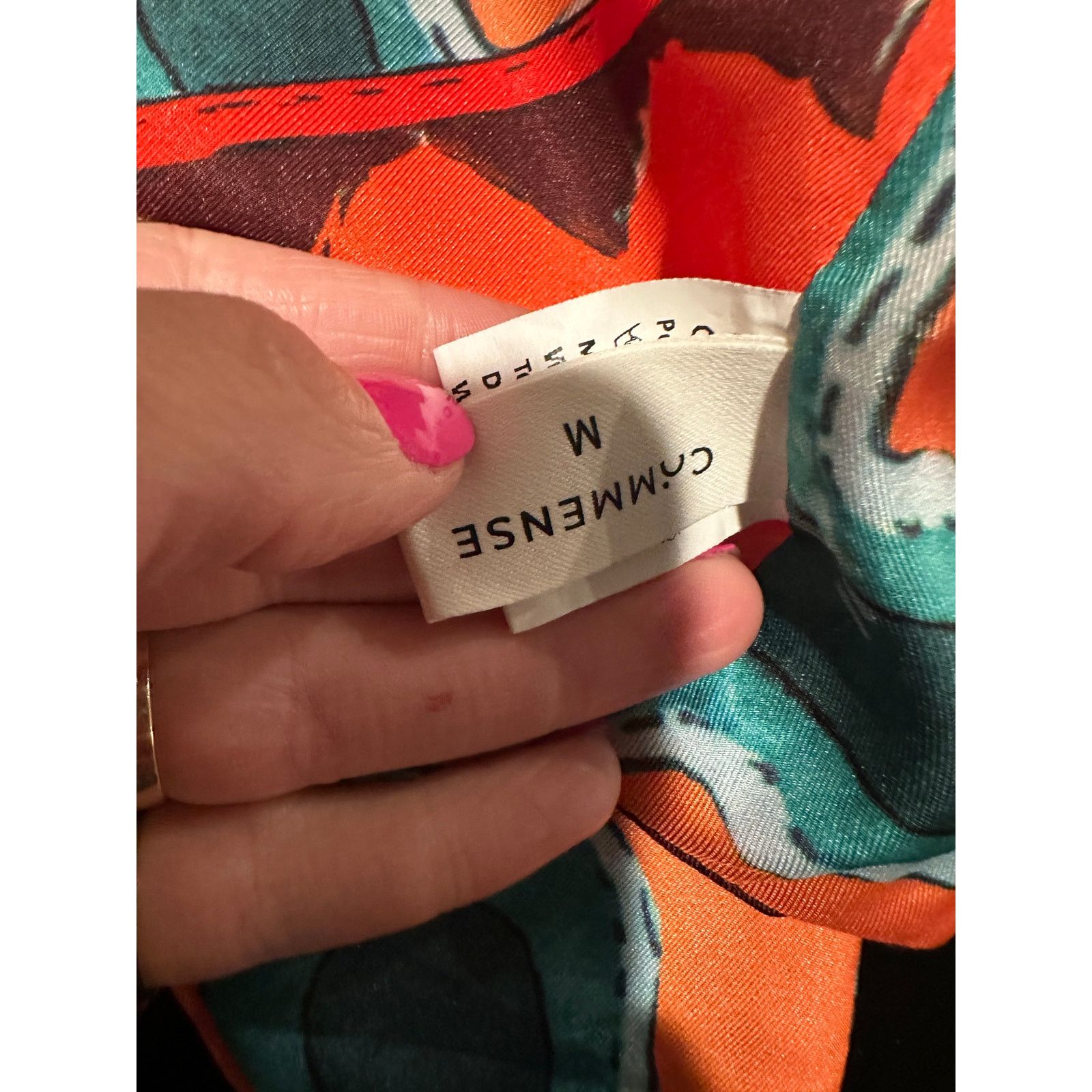 Other Commense Off Shoulder Asymmetric Print Bandana Crop Top Size M / US 6-8 / IT 42-44 - 7 Thumbnail