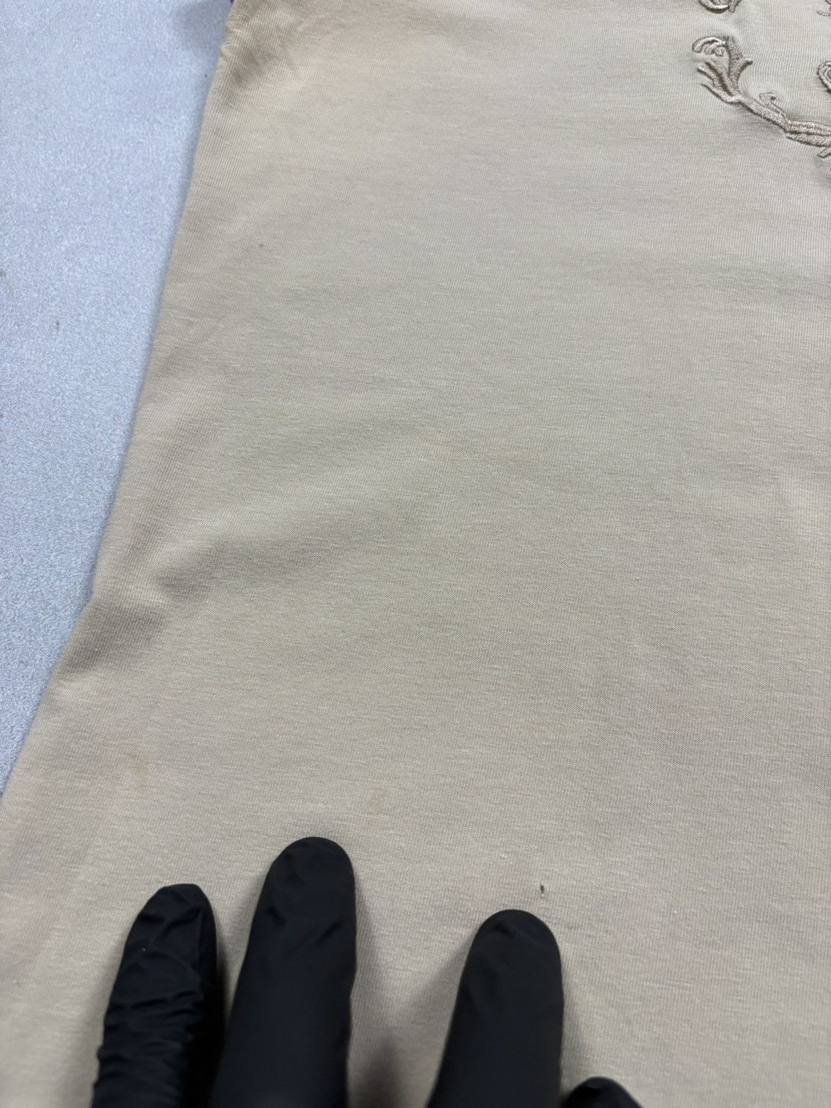Burberry Burberry Knight Crest Beige Embroidered Tee Y2K Archival 00s Size M / US 6-8 / IT 42-44 - 13 Thumbnail