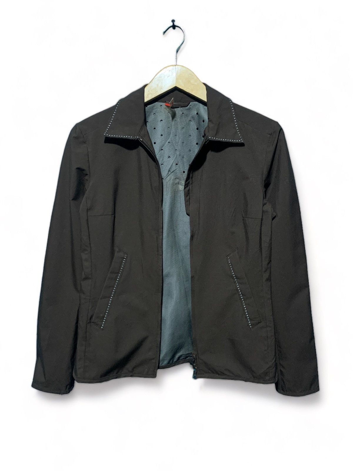 Prada 00s Prada Gore-tex brown jacket Size XS / US 0-2 / IT 36-38 - 1 Thumbnail