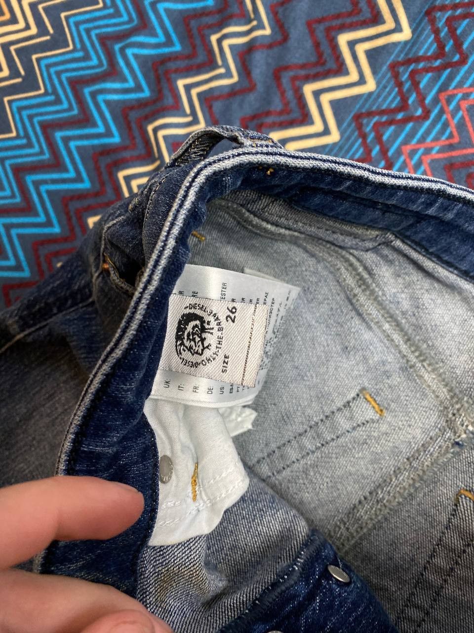 Diesel blue jeans pants DIESEL BABHILA Y2K slim-skinny vintage Size 26" / US 2 / IT 38 - 3 Thumbnail