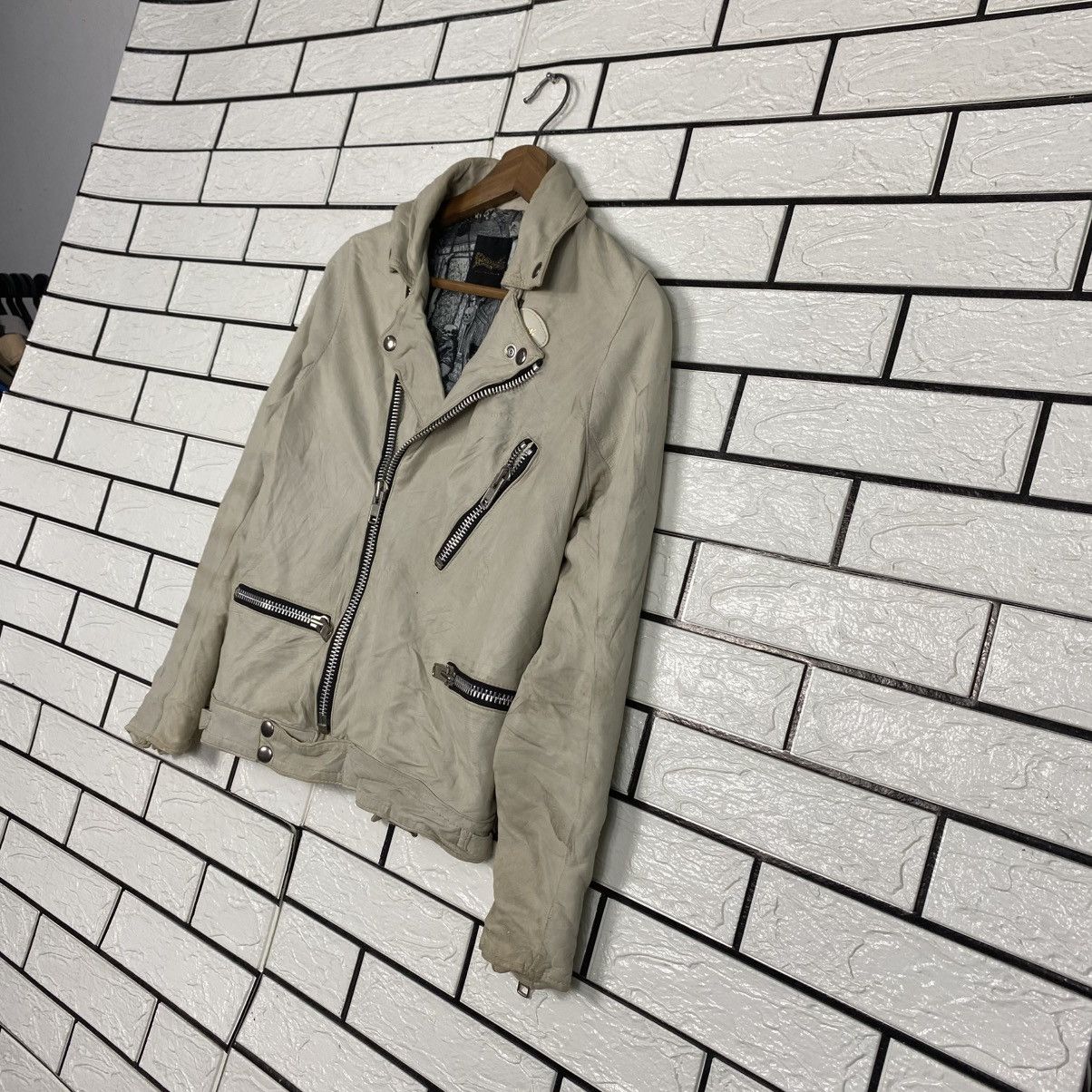 Hysteric Glamour 📌Vintage Double Collar Biker Leather Jacket RNA Inc Size US M / EU 48-50 / 2 - 3 Thumbnail