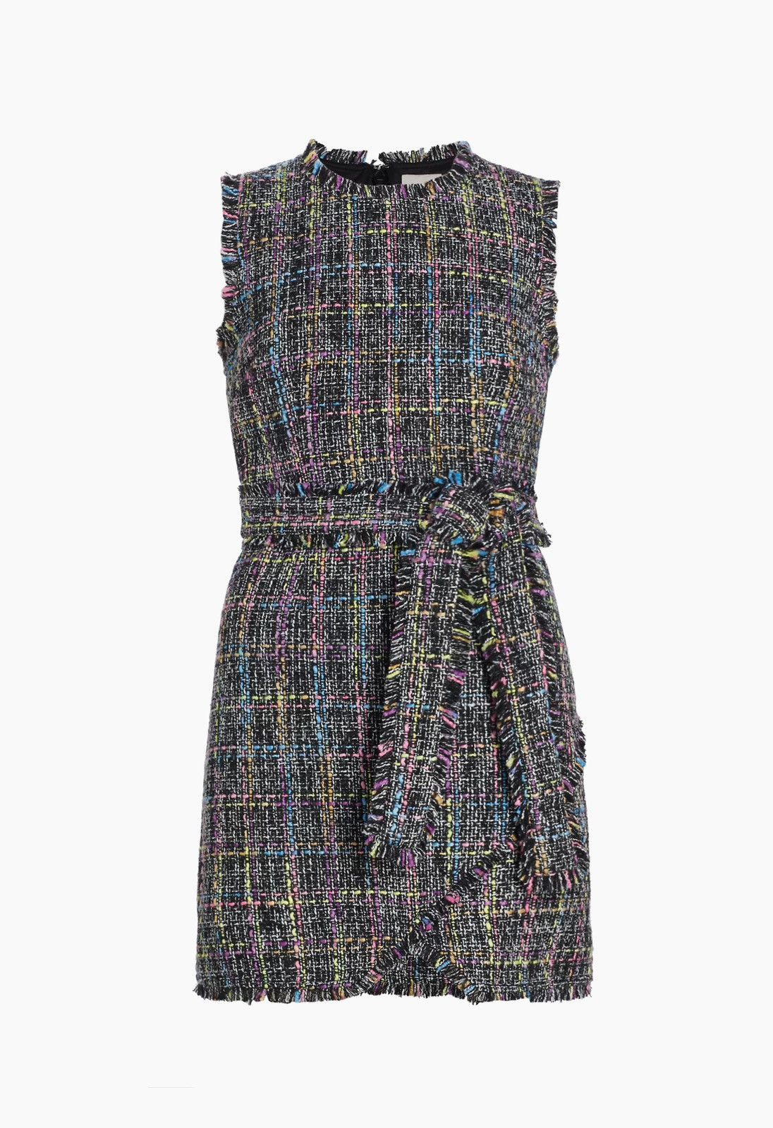 Cinq a Sept Cinq à Sept Rochelle Belted Tweed Minidress size 8 Size M / US 6-8 / IT 42-44 - 2 Thumbnail