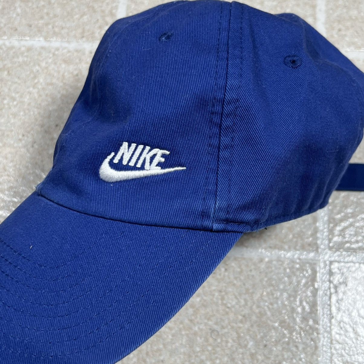 Nike Nike Blue Baseball Cap Hat Size ONE SIZE - 2 Thumbnail