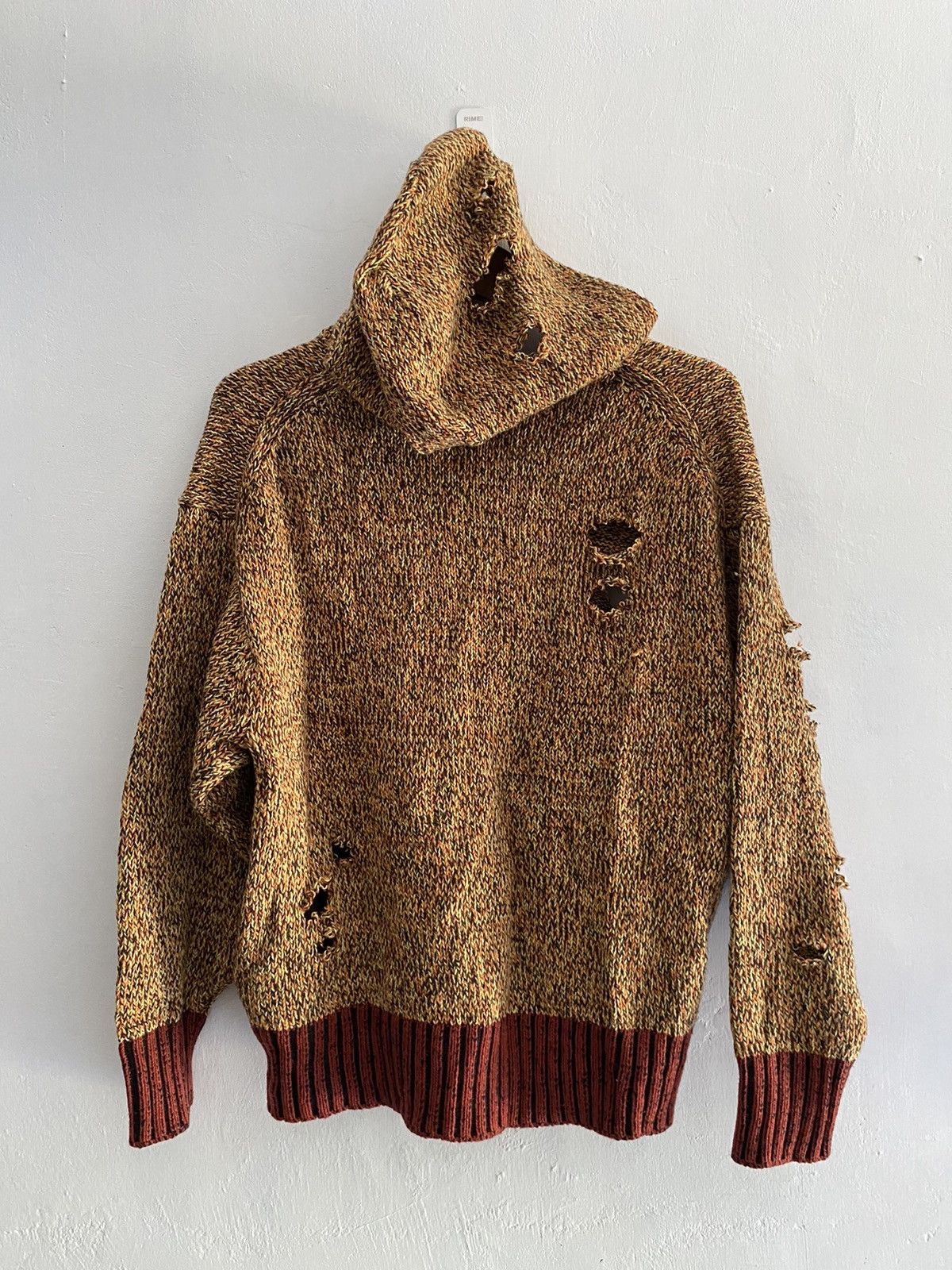 Marni × Uniqlo Marni x uniqlo wool knit distressed cut out zip hoodie Size US S / EU 44-46 / 1 - 3 Thumbnail