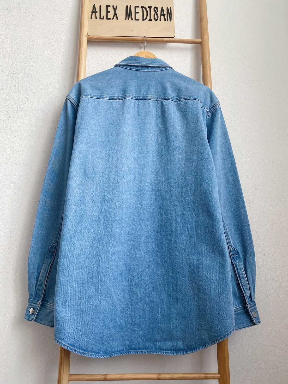 Mugler Mugler x H&M Light Denim Shirt Size M Size US M / EU 48-50 / 2 - 16 Thumbnail