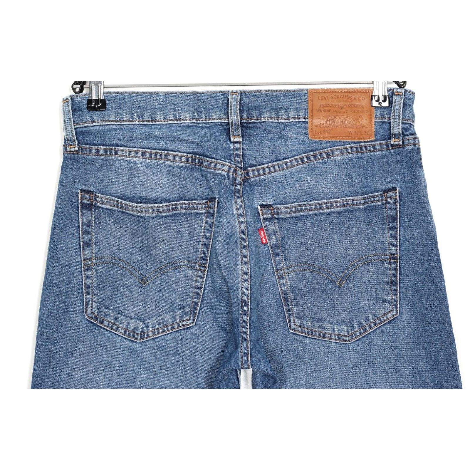 Levi's VINTAGE LEVI’S? 512 PREMIUM Big E Jeans Men 32x30 Slim Tapered Stretch DZ7995 Jeans Size US 32 / EU 48 - 4 Thumbnail