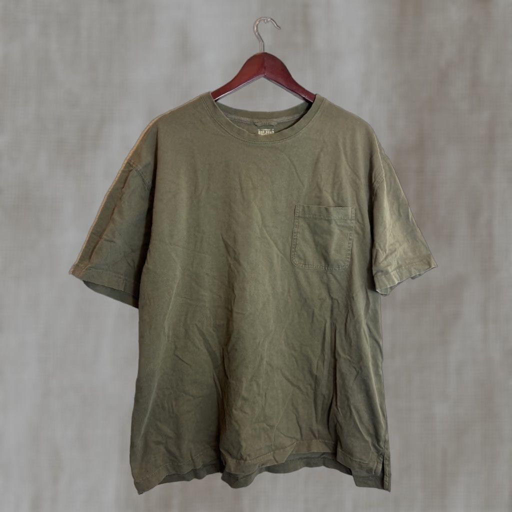Vintage VINTAGE RedHead Shirt Mens XL Green Short Sleeve T Shirt Cotton Light Stains Size US XL / EU 56 / 4 - 1 Thumbnail