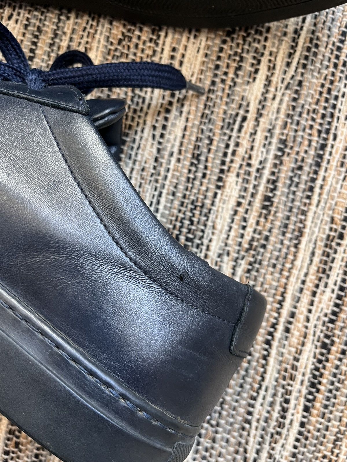 Common Projects × Designer Common Projects Achilles Low Sneakers Navy leather shoes Size US 8 / EU 41 - 11 Thumbnail