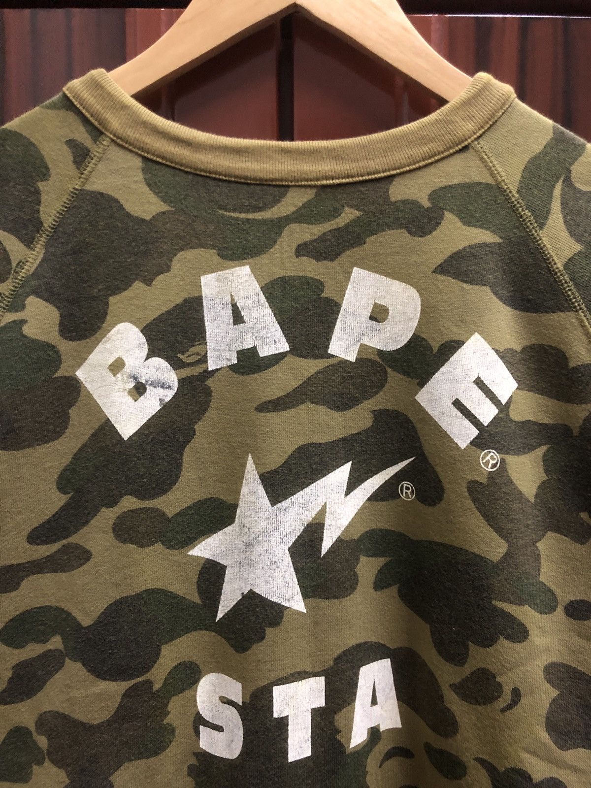 Bape × Nigo OG A Bathing Ape College Neon Camo Reversible Sweatshirts Size US M / EU 48-50 / 2 - 10 Thumbnail