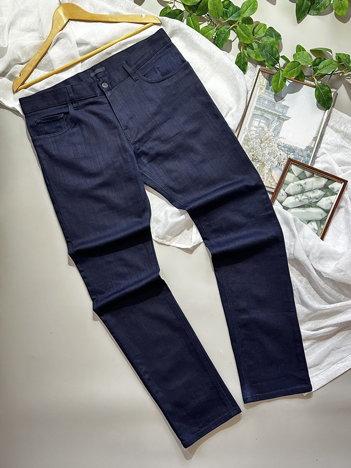Prada Denim Jeans Prada Milano Dark Indigo Blue Navy Indigo Size US 34 / EU 50 - 7 Thumbnail