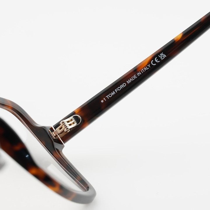 Tom Ford Tom Ford FT6063-B 052 Eyeglasses Havana 56mm Square Frame Size ONE SIZE - 7 Thumbnail