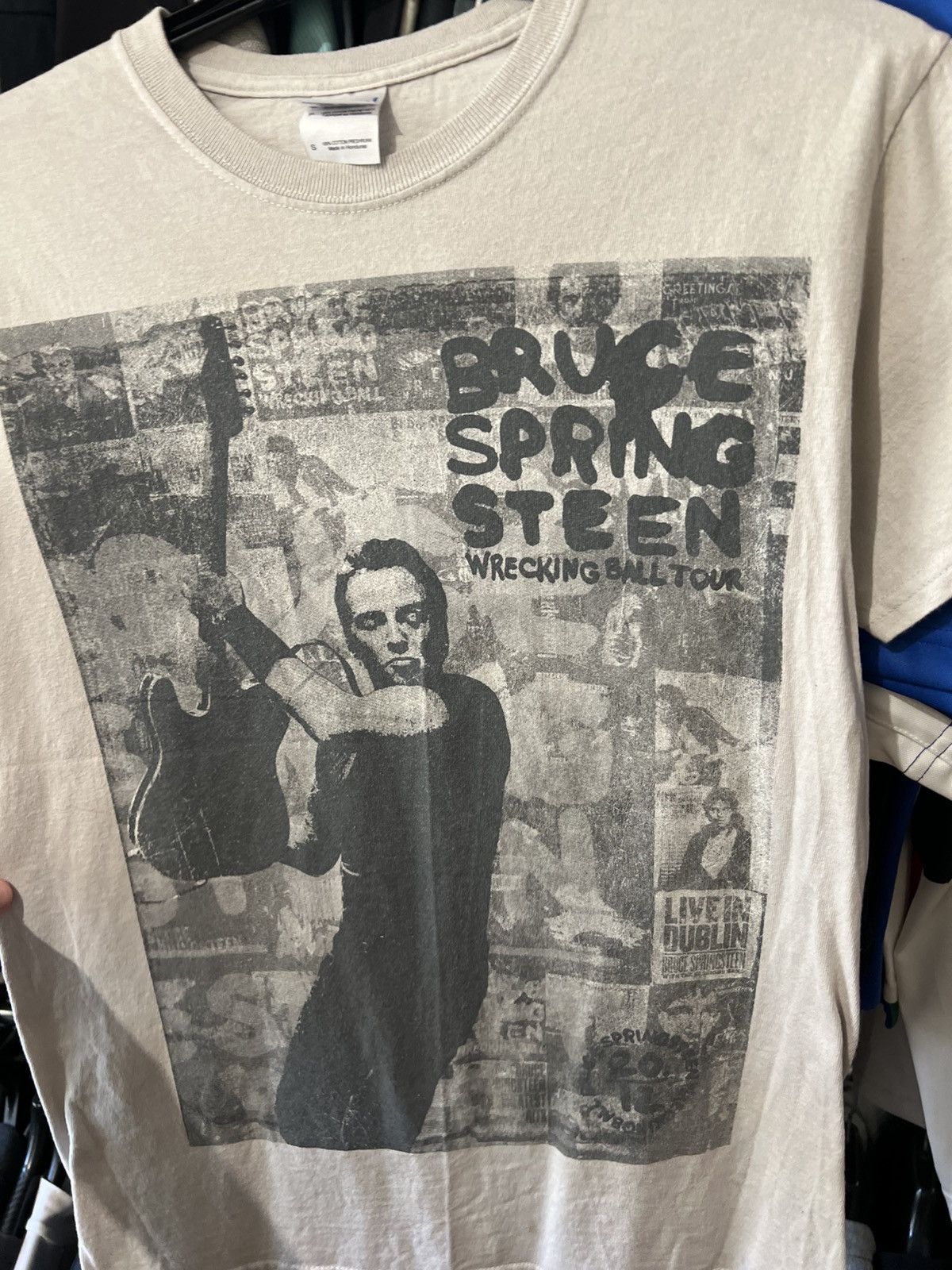 Band Tees 2013/2014 VINTAGE BRUCE SPRING STEEN WRECKING BALL TOUR AOP Size US S / EU 44-46 / 1 - 3 Thumbnail