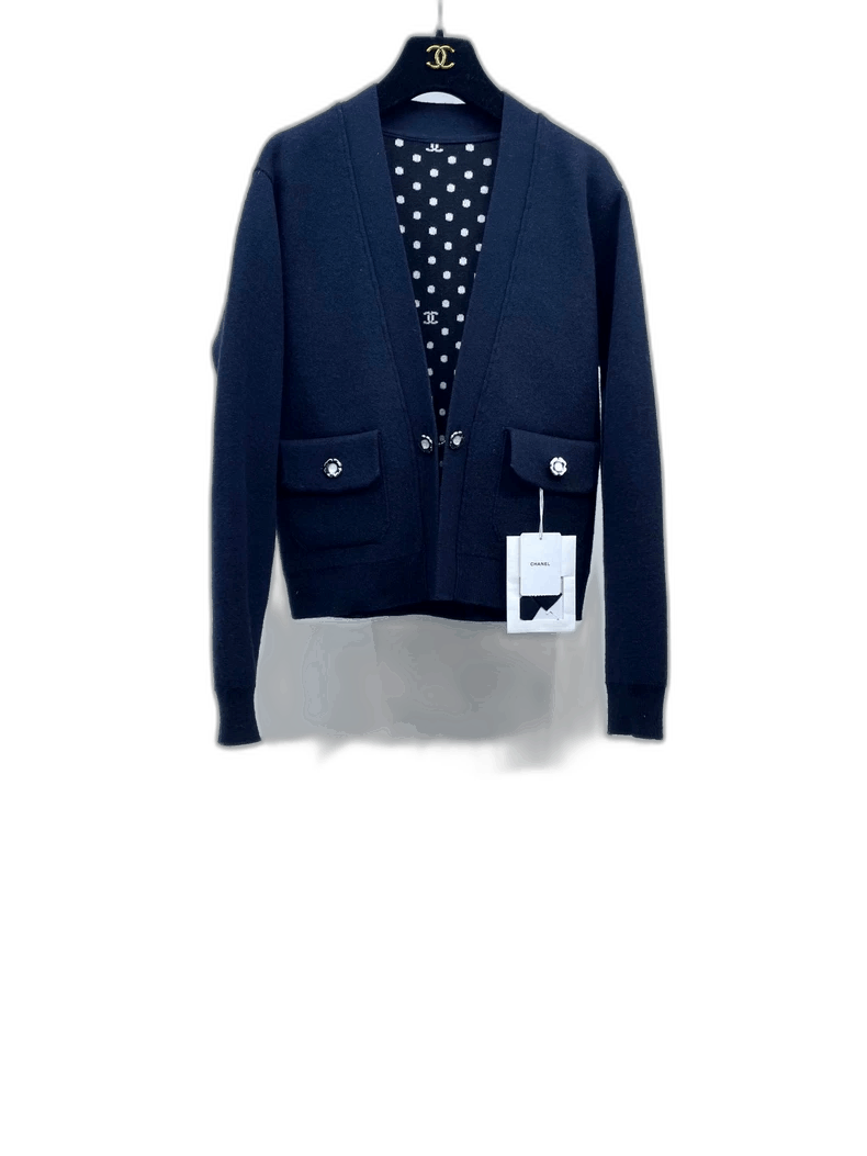 Chanel DualSided Cashmere Knit Cardigan Coat -2505 Size US S / EU 44-46 / 1 - 1 Thumbnail