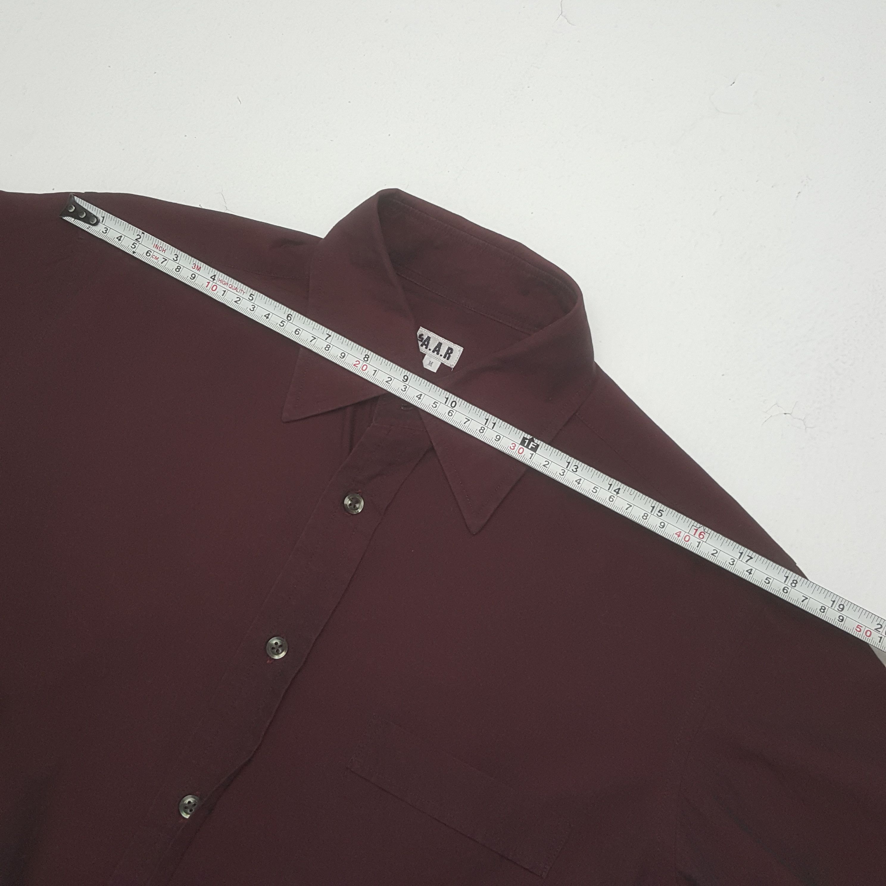 Japanese Brand × Vintage × Yohji Yamamoto Vintage Yohji Yamamoto AAR Custom Signature Button Up Shirt Size US S / EU 44-46 / 1 - 5 Thumbnail