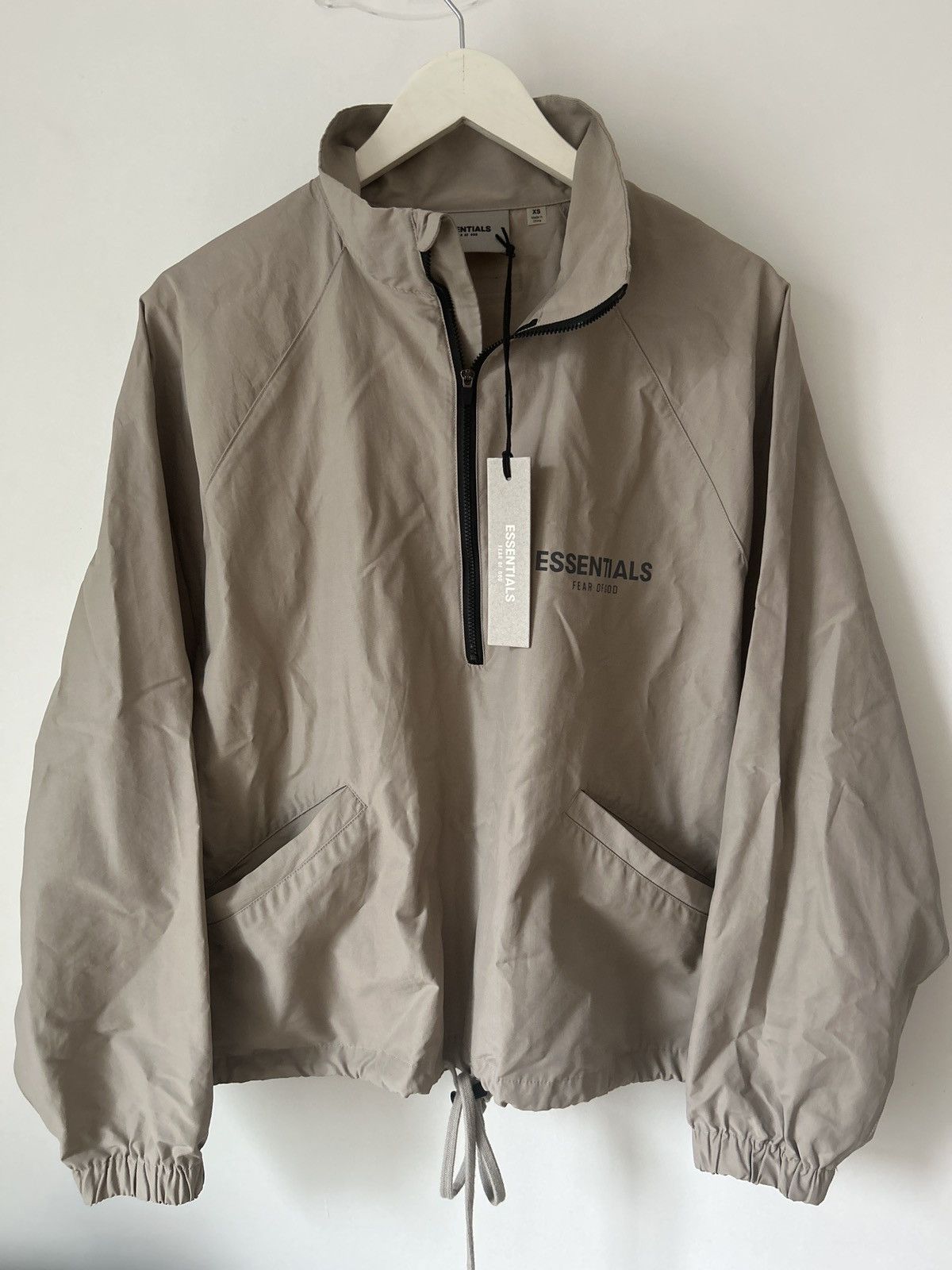 Essentials × Fear of God FOG Essentials Moss Half-Zip Track Jacket 