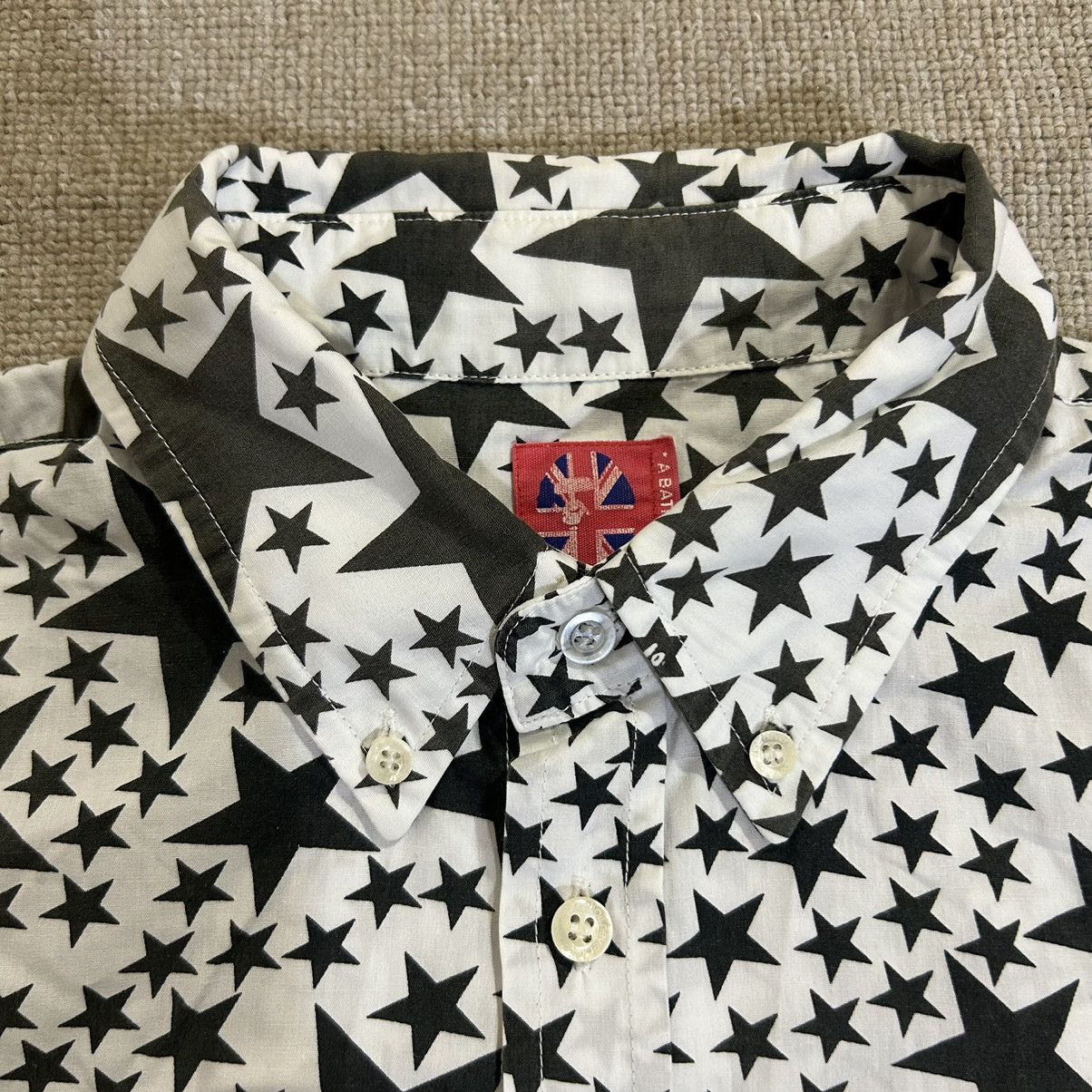 Bape Star Pattern BD S/S Shirt Size US XL / EU 56 / 4 - 3 Thumbnail