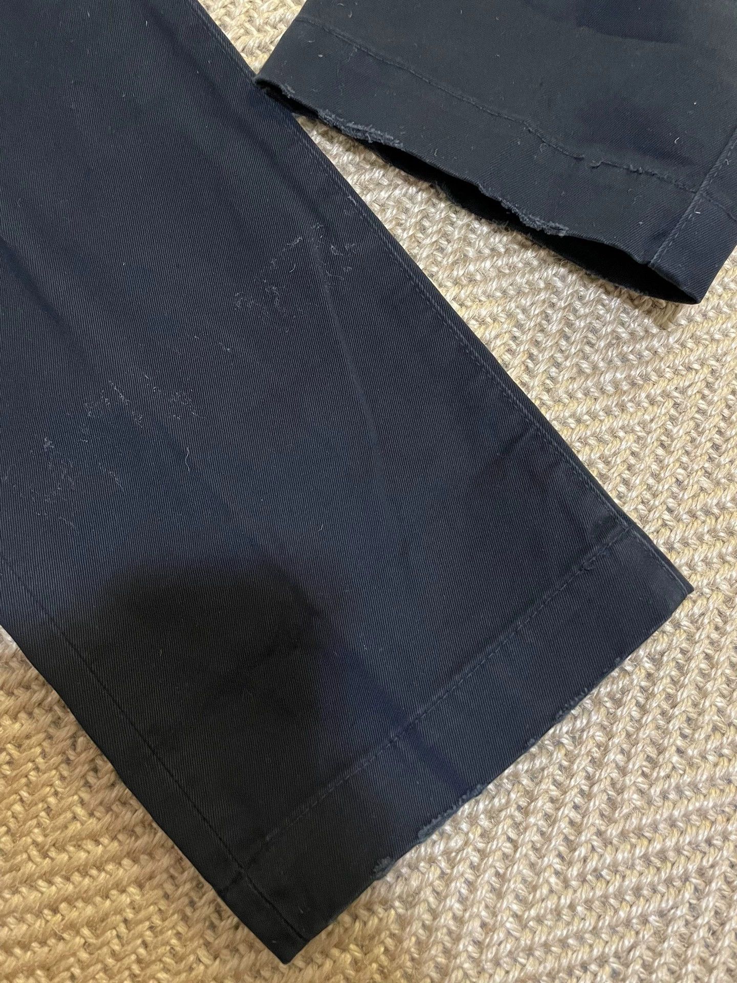 Vanquish DENIM BY VANQUISH & FRAGMENT Black Cut Denim Pants W36 Size US 36 / EU 52 - 5 Thumbnail