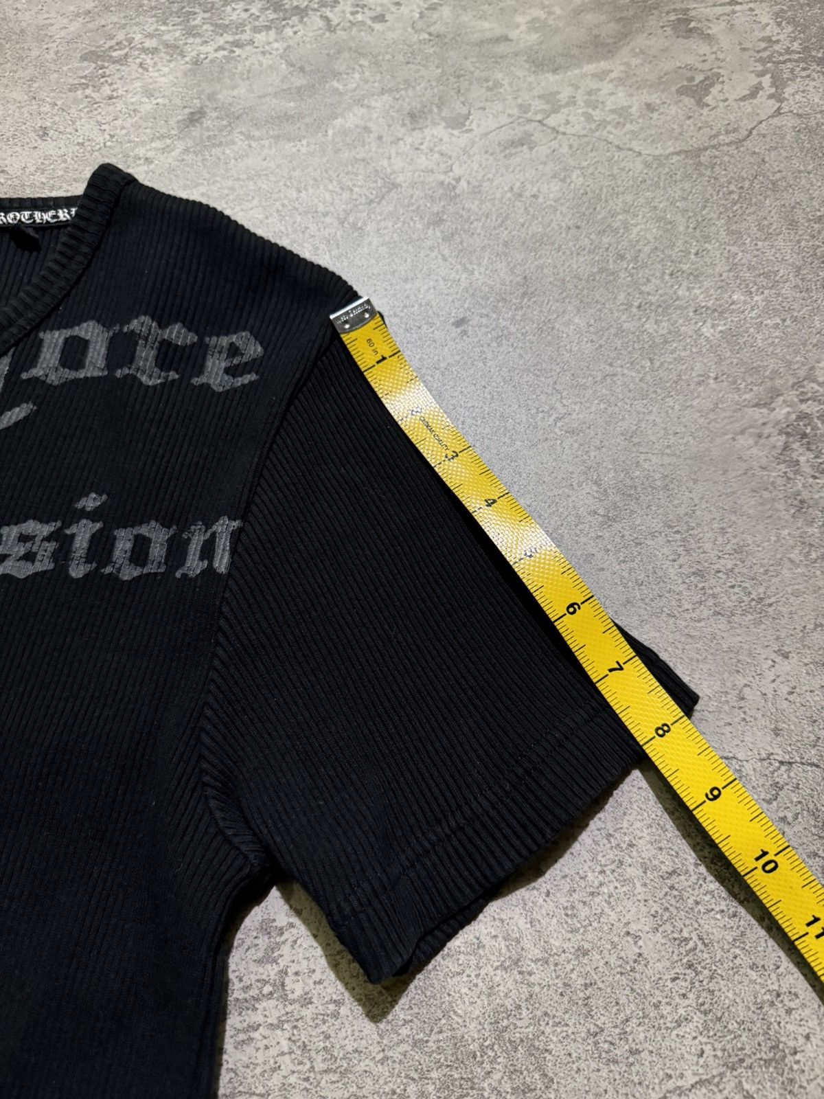 Hysteric Glamour Y2k M.C.D double layer ifsixwasnine Knit Tee Size US M / EU 48-50 / 2 - 11 Thumbnail